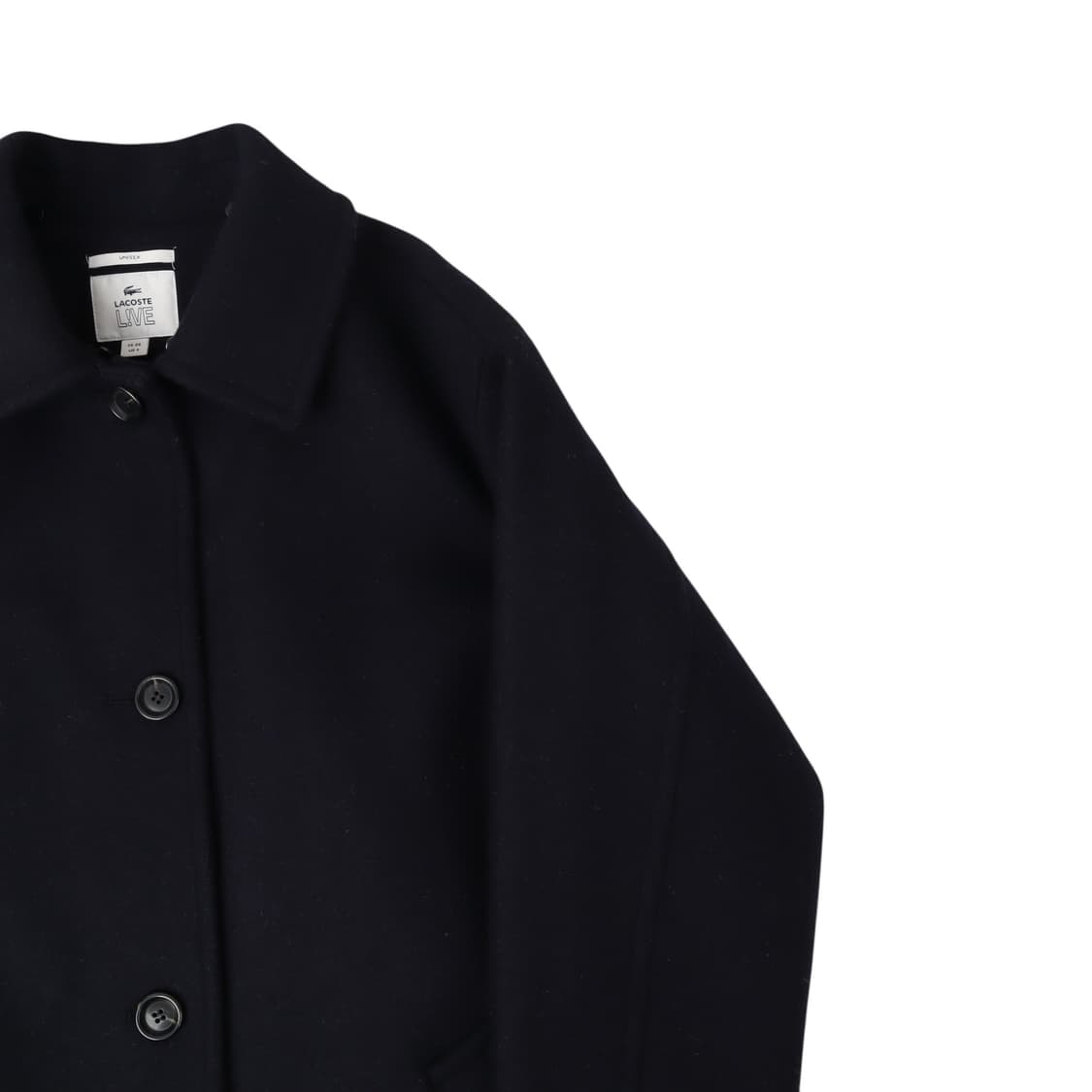 라코스테 live 네이비 울 싱글 코트 상품이미지3