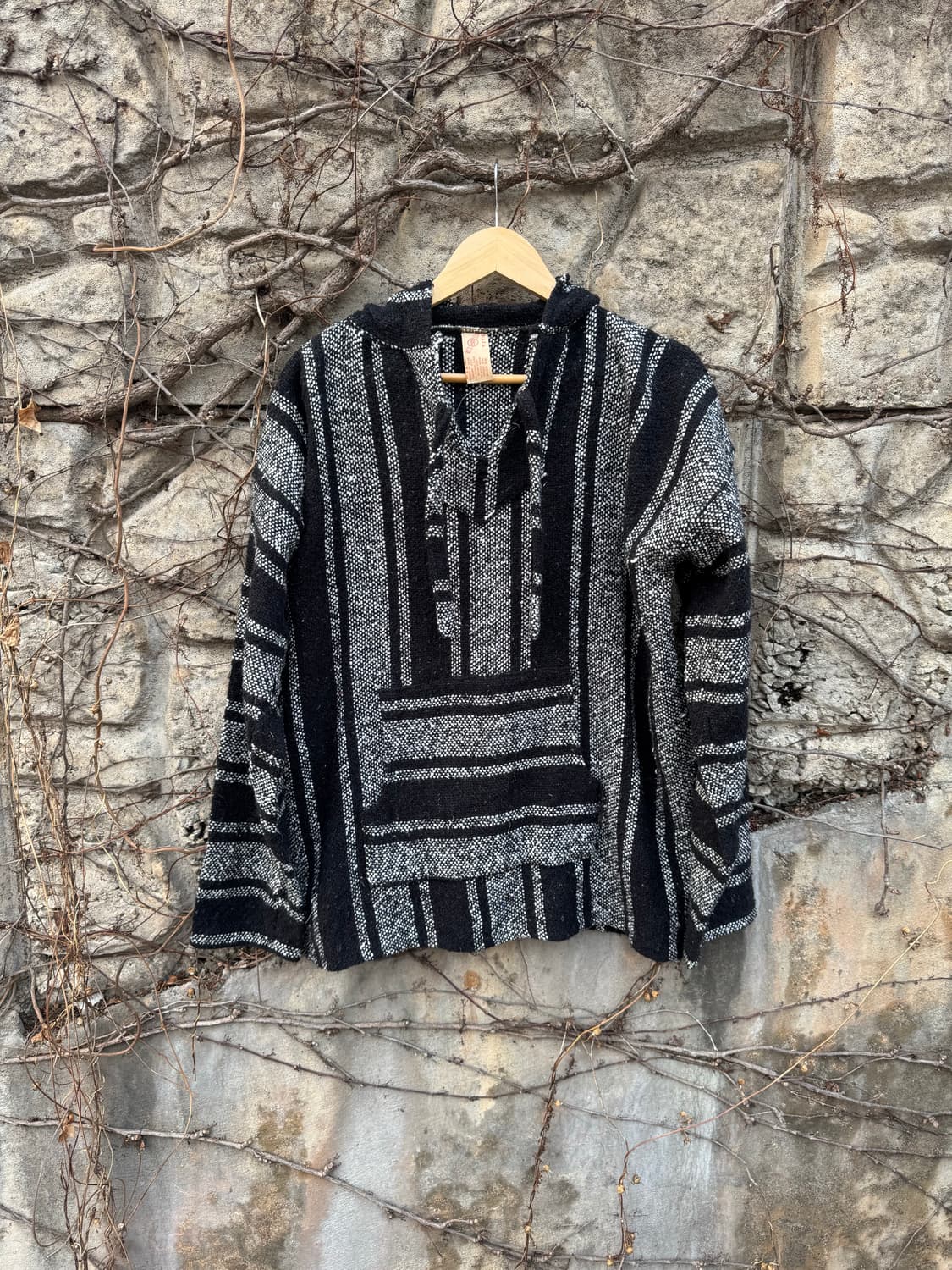 멕시코 핸드 우븐 블랑켓 후디 후드티 상품이미지1