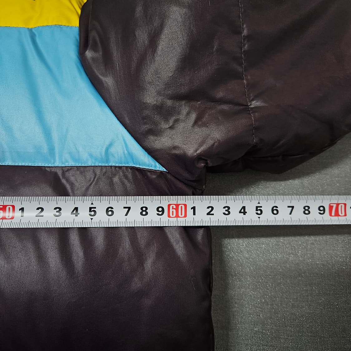 00's 아디다스 올드스쿨 브라운 스카이블루 덕다운 패딩 110 2XL 상품이미지8