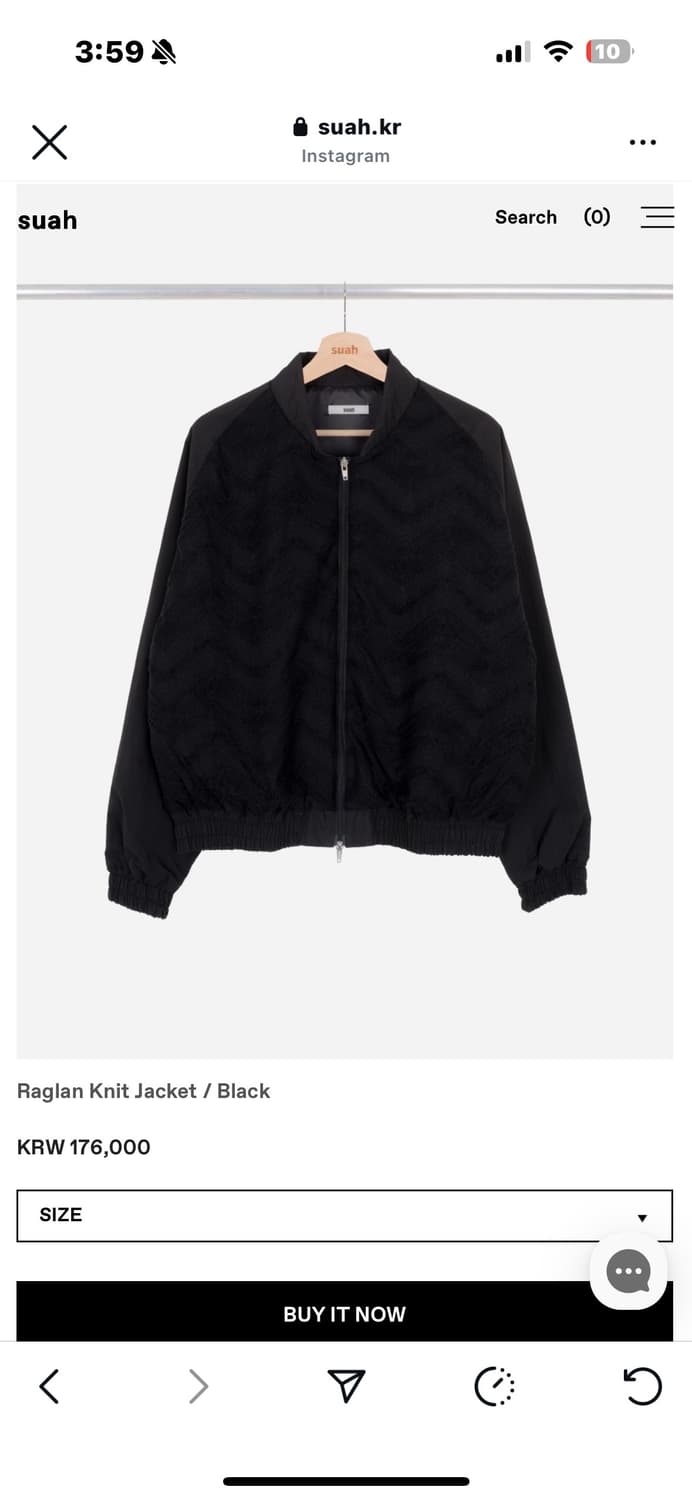 [3] 수아 래글런 니트자켓 상품이미지1