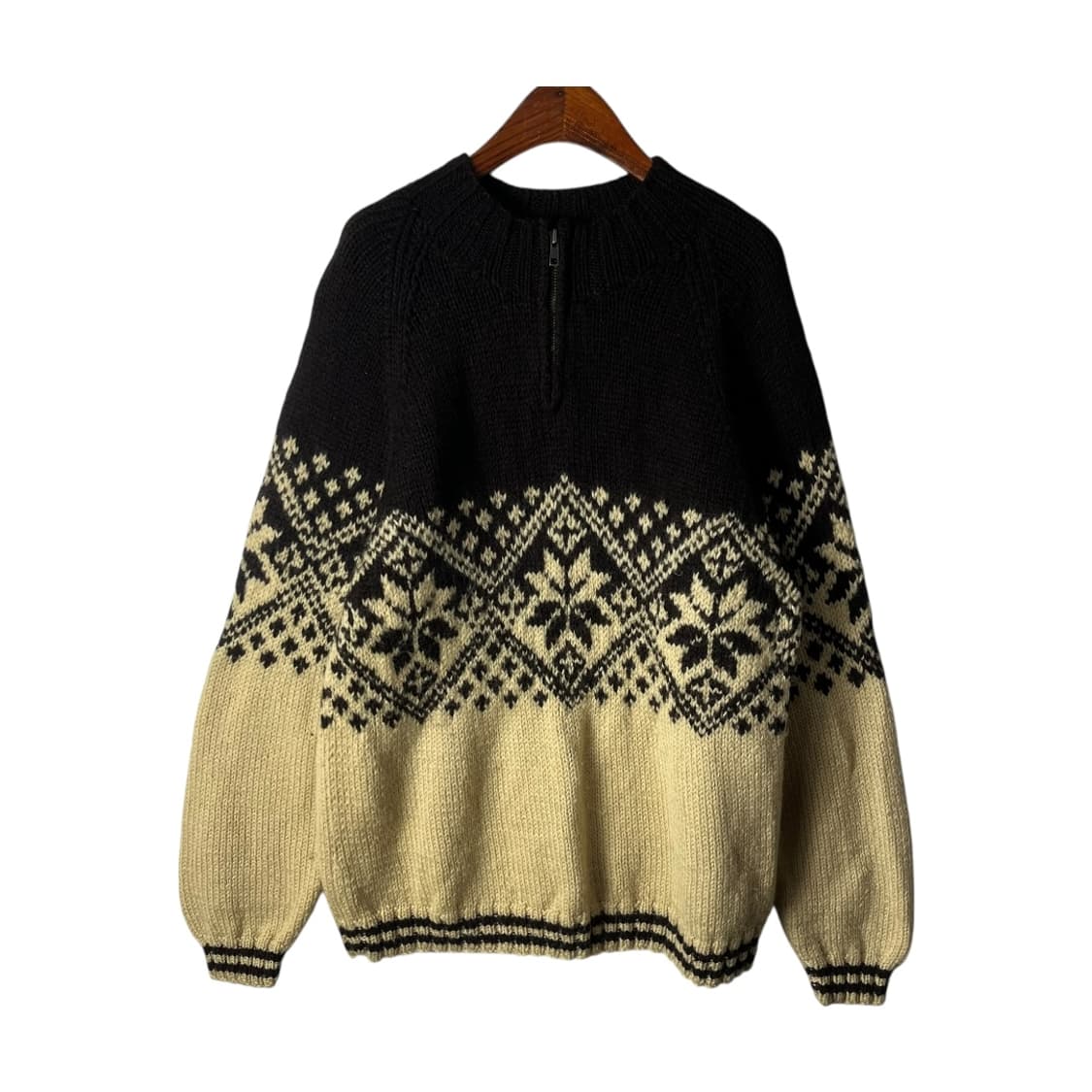 [J.Crew] 제이크루 반집업 노르딕 울 니트 상품이미지1