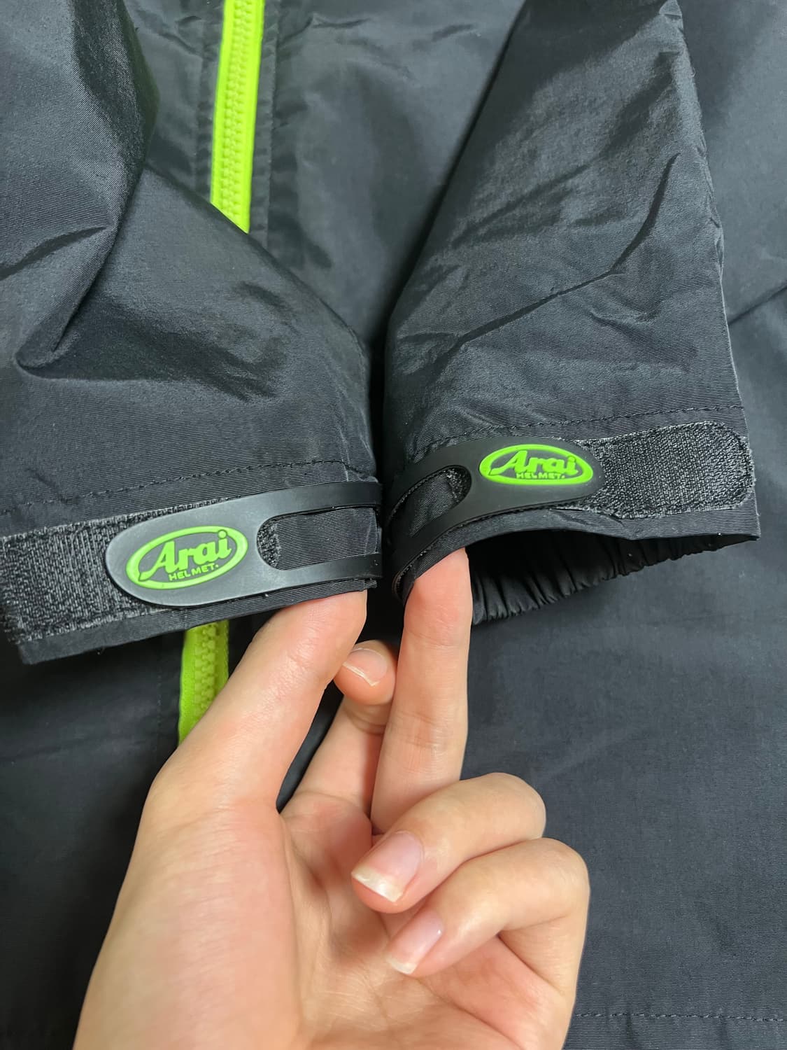 구형 아라이 바람막이 L 블랙네온 검형 상품이미지6