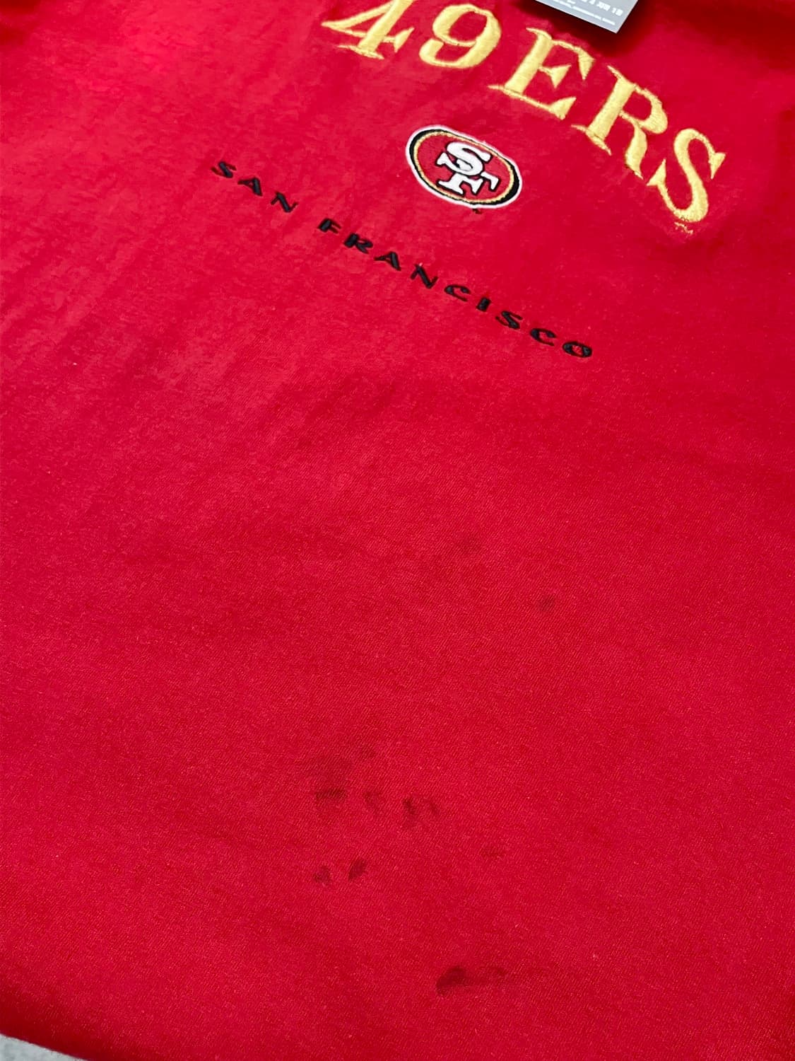 Lee 자수 반팔 티셔츠 레드 L  #csz3894  상품이미지6