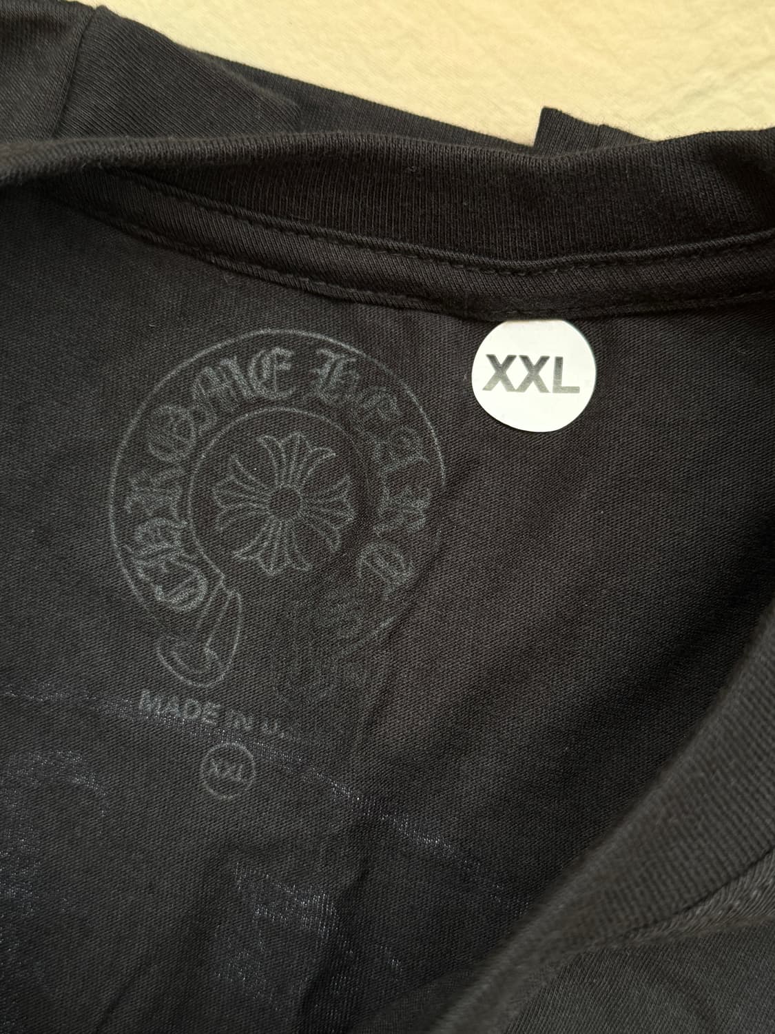 크롬하츠 홀스슈 반팔 블랙 XXL  상품이미지2