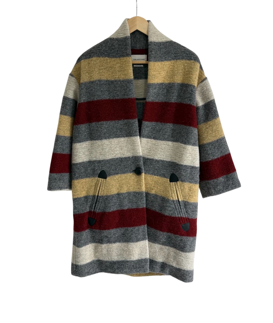 이자벨마랑 에뚜왈 가브리에 스트라이프 코트 상품이미지1