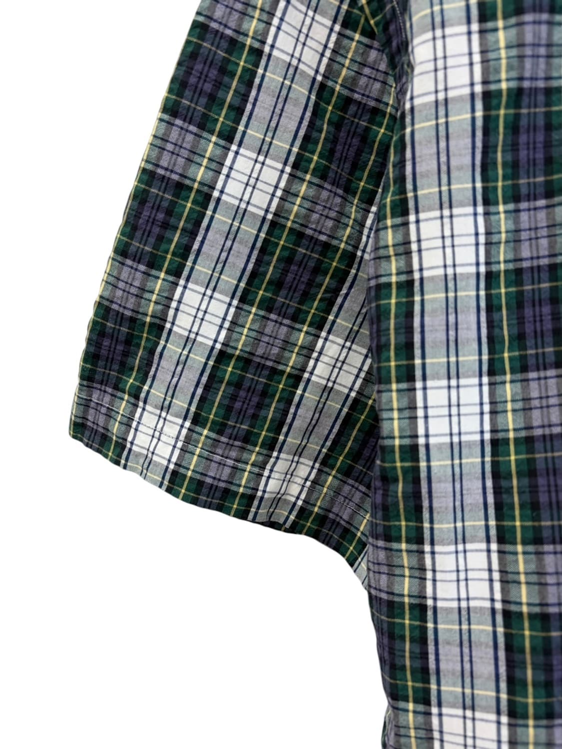 폴로 반팔 체크 셔츠 (L) 상품이미지5