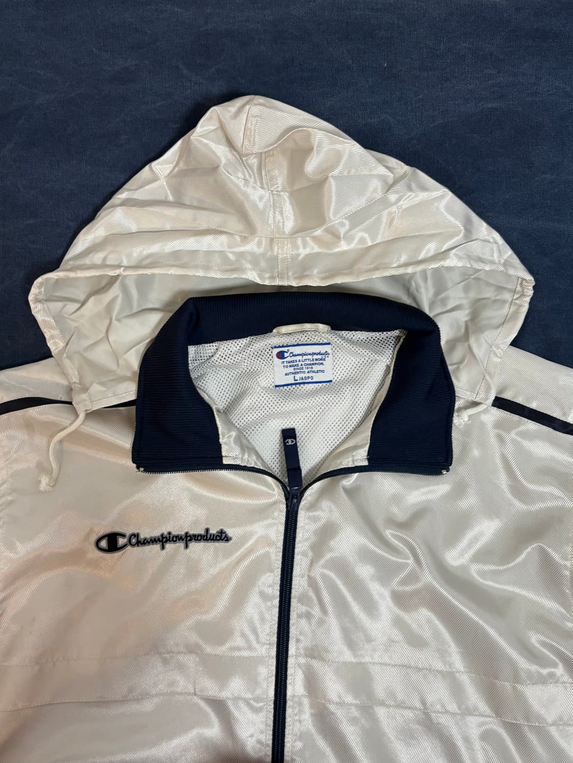 챔피온 실크 자수 바람막이 상품이미지7