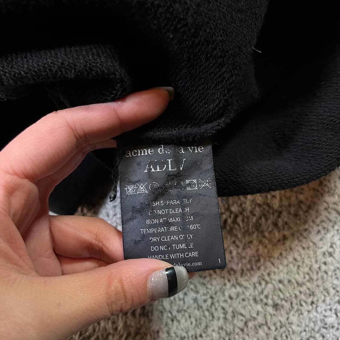 아크메드라비 빅로고 후드티 상품이미지6