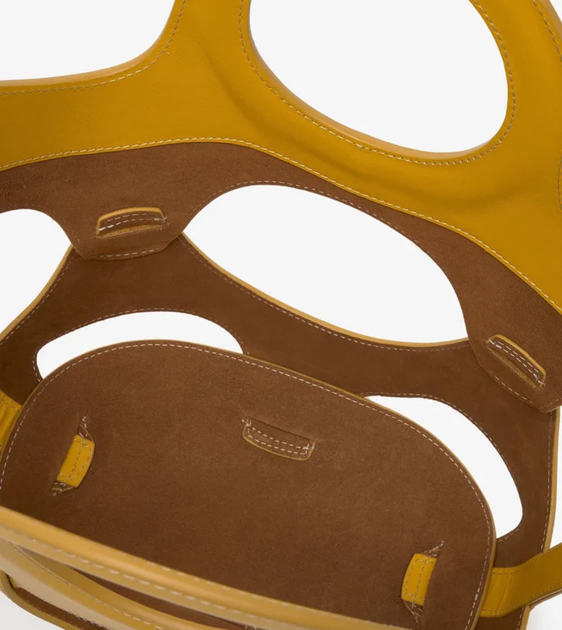 HEREU 헤레우 여성 오나다 컷아웃 레더 토트백 블랙 상품이미지10