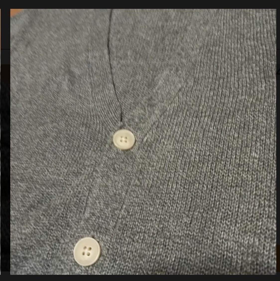 M / 일본 본프리 빈티지린넨가디건/남여/그레이//2도411 상품이미지2