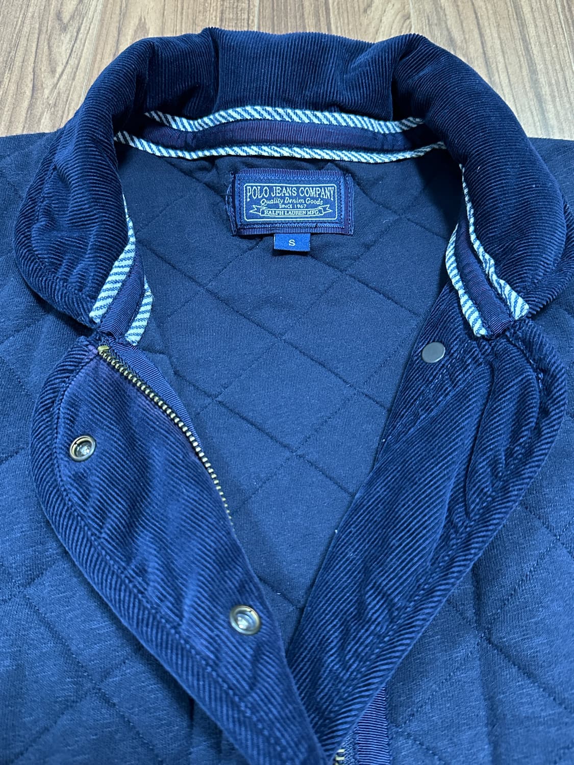 폴로 진스 랄프로렌 퀼팅 자켓 S 상품이미지3