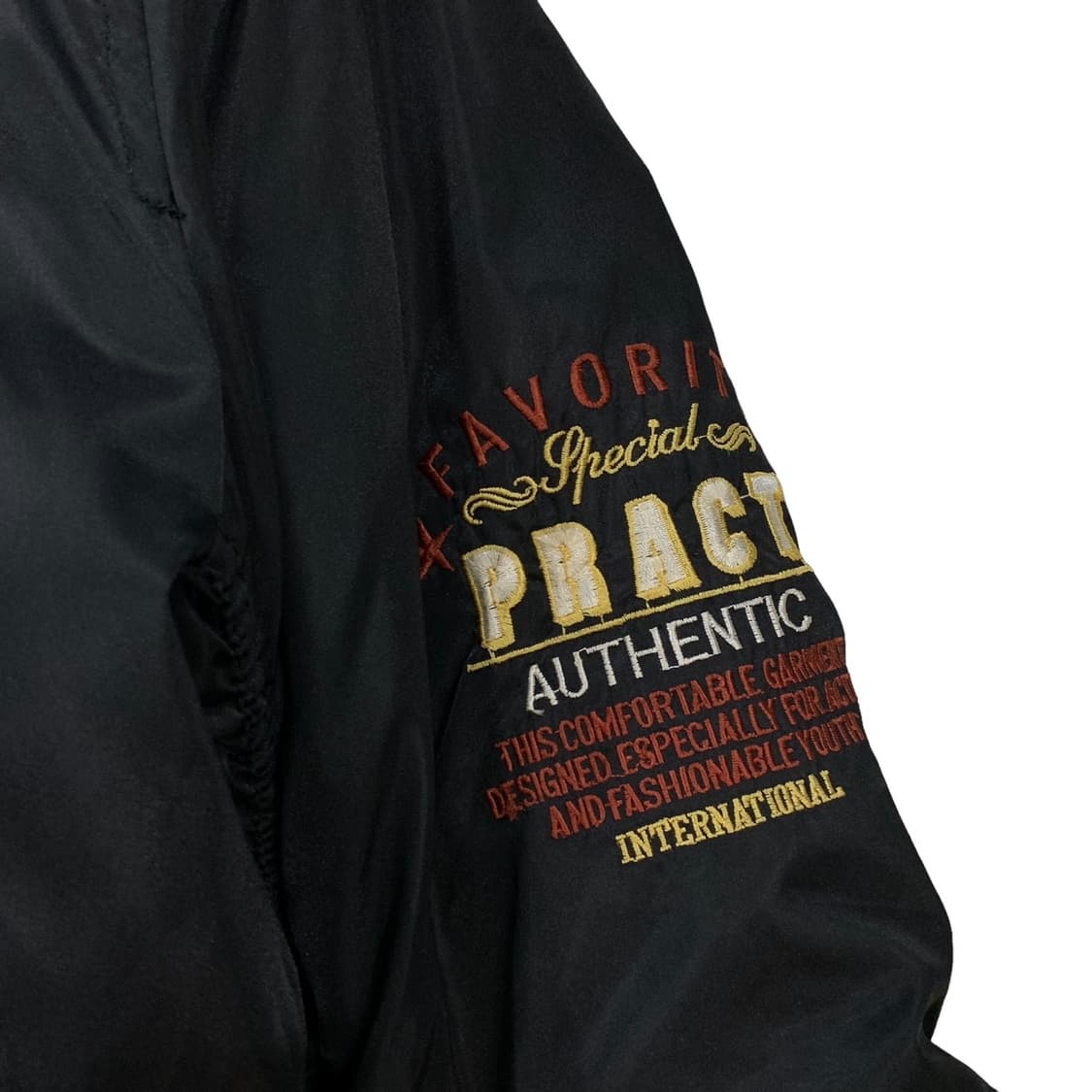 pract studio 자수 항공점퍼 상품이미지5