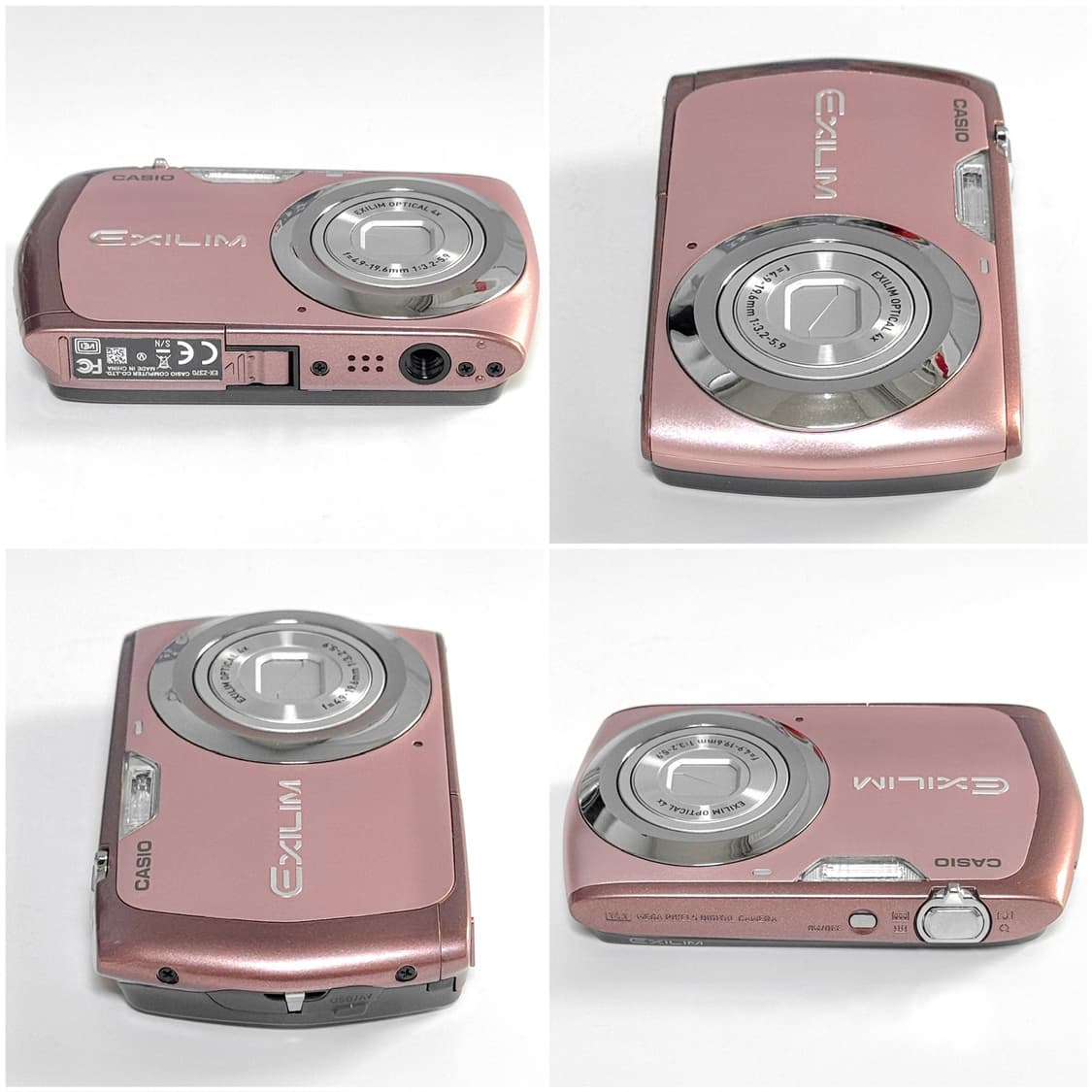 카시오 엑슬림 Z370 베이비핑크 빈티지디카 상품이미지3