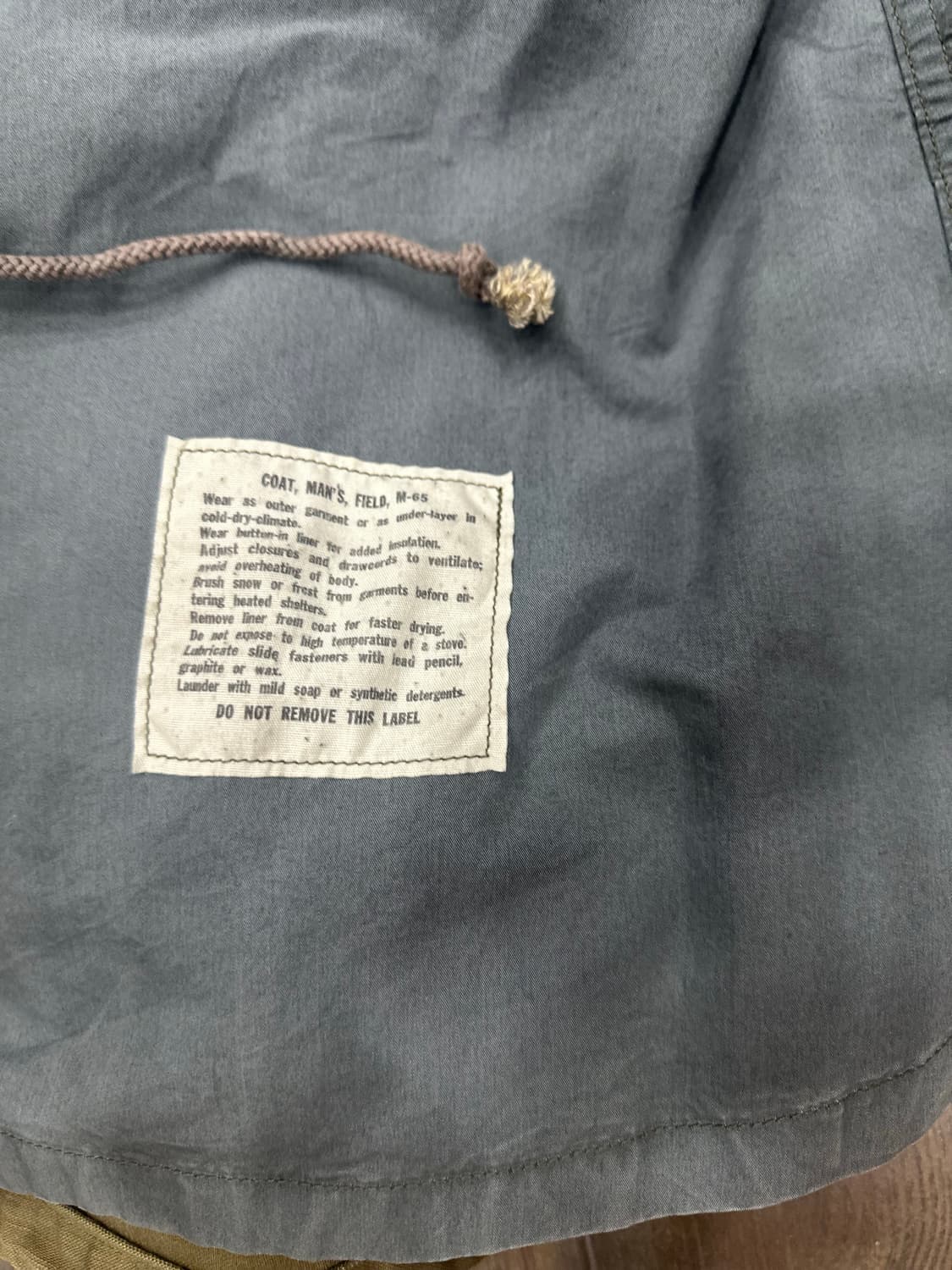 버즈릭슨 m-65 필드자켓. s-r 택시드라이버 상품이미지5