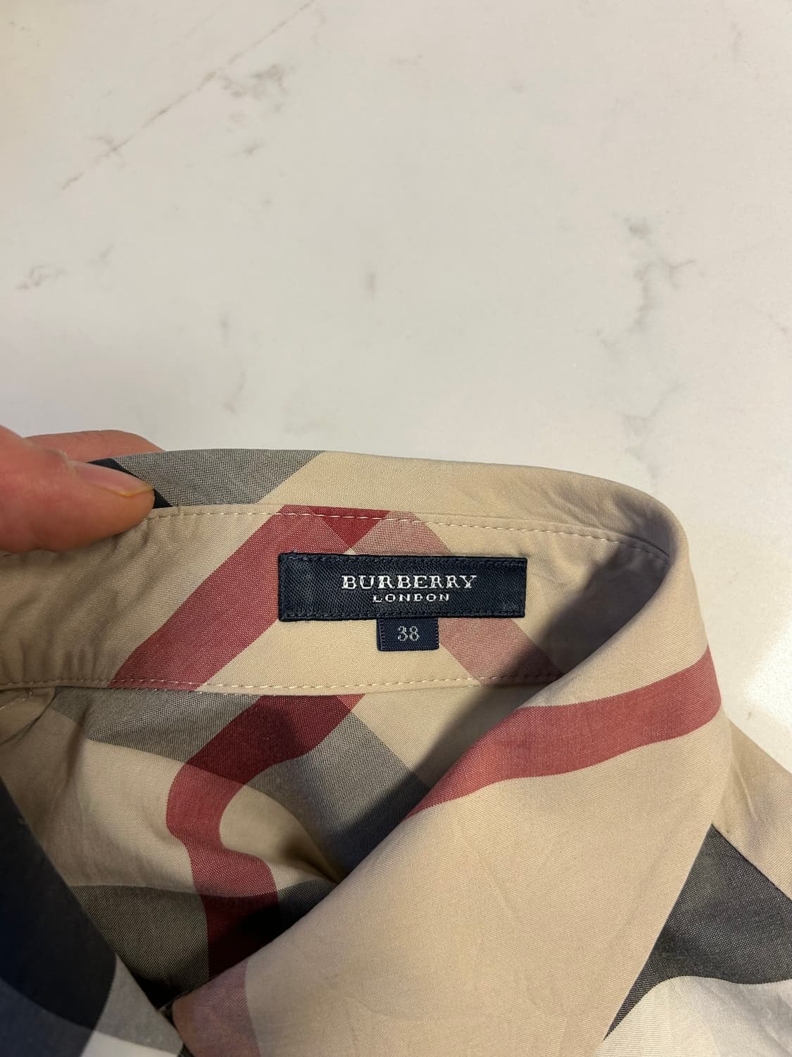 버버리 런던 체크 슬리브리스 셔츠 상품이미지4