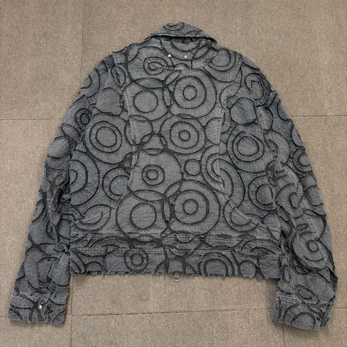 Andersson Bell 앤더슨벨 번아웃 다이드 집업 자켓 L 상품이미지6