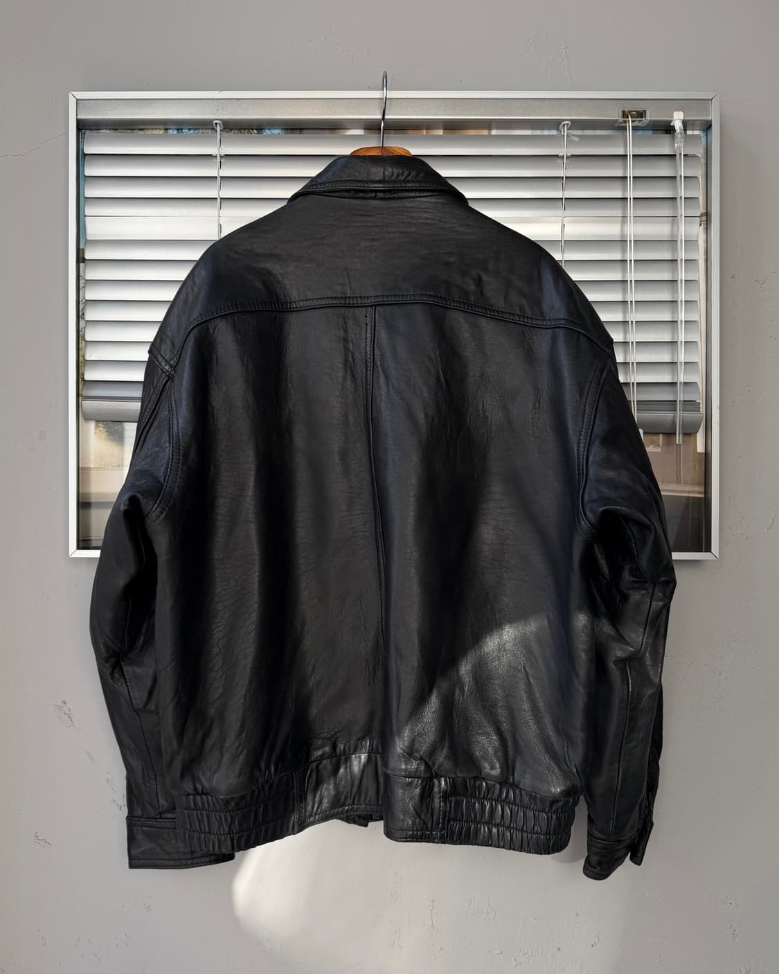 NEW MOVES lambskin bomber jacket 상품이미지6