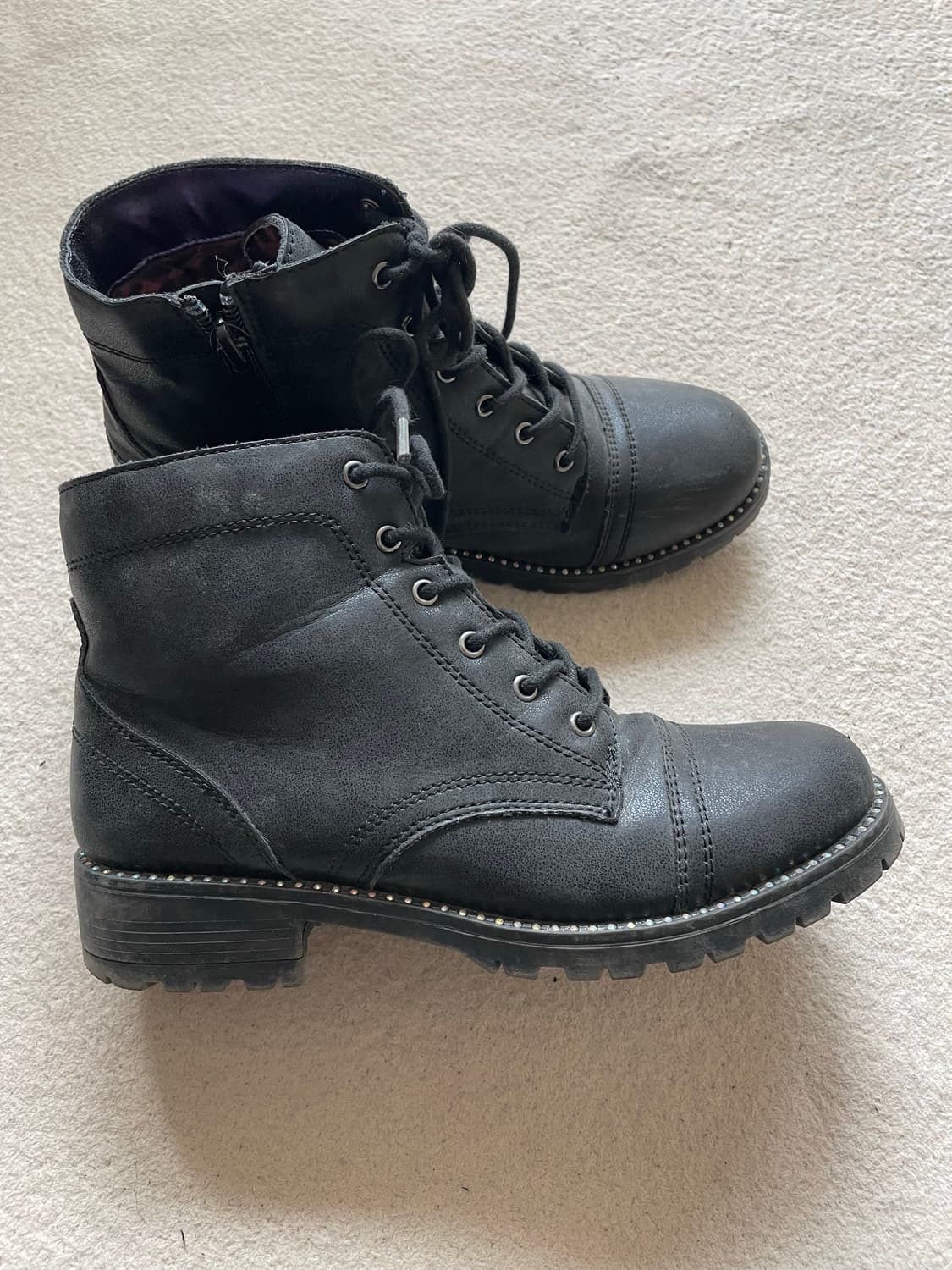 스터드 6홀 컴뱃 부츠 상품이미지3