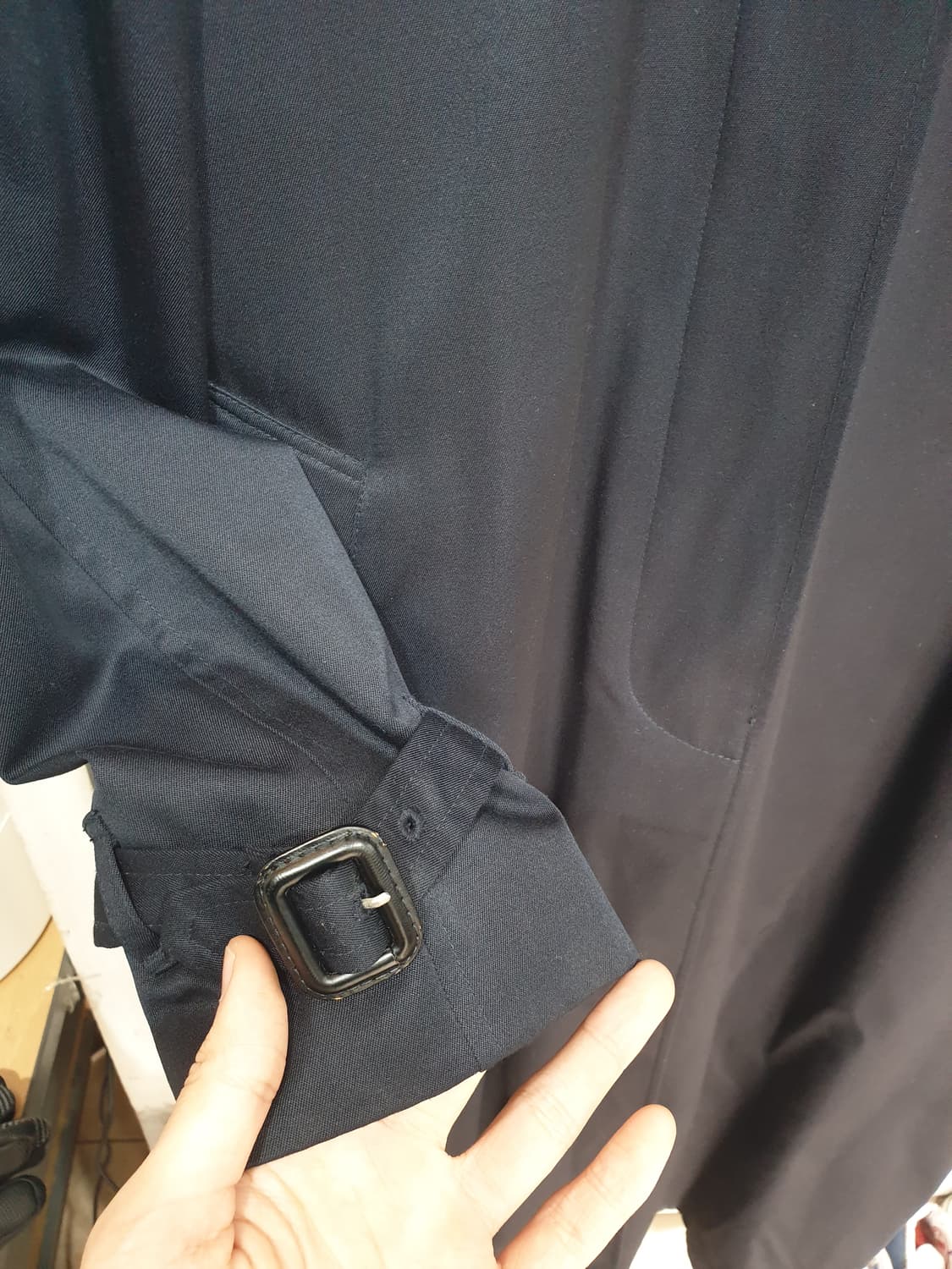 빈티지 버버리 네이비 트렌치코트 s 상품이미지5