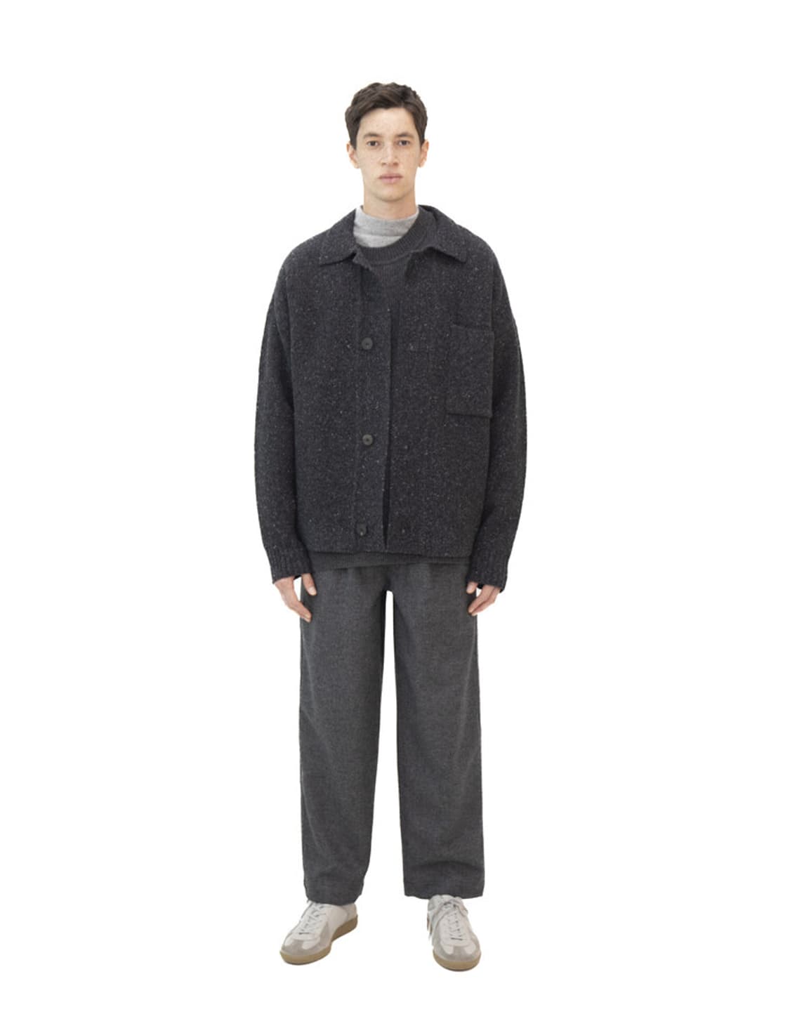 [M]도큐먼트 HEAVY WEIGHT BIG POCKET CARDIGAN 상품이미지3