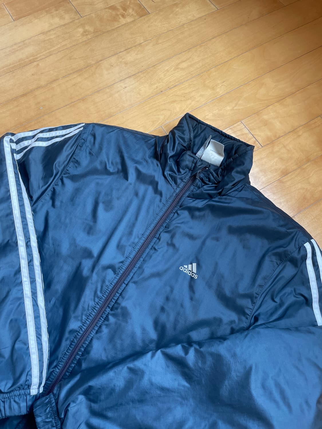 아디다스 네이비 패딩 집업 점퍼 상품이미지1