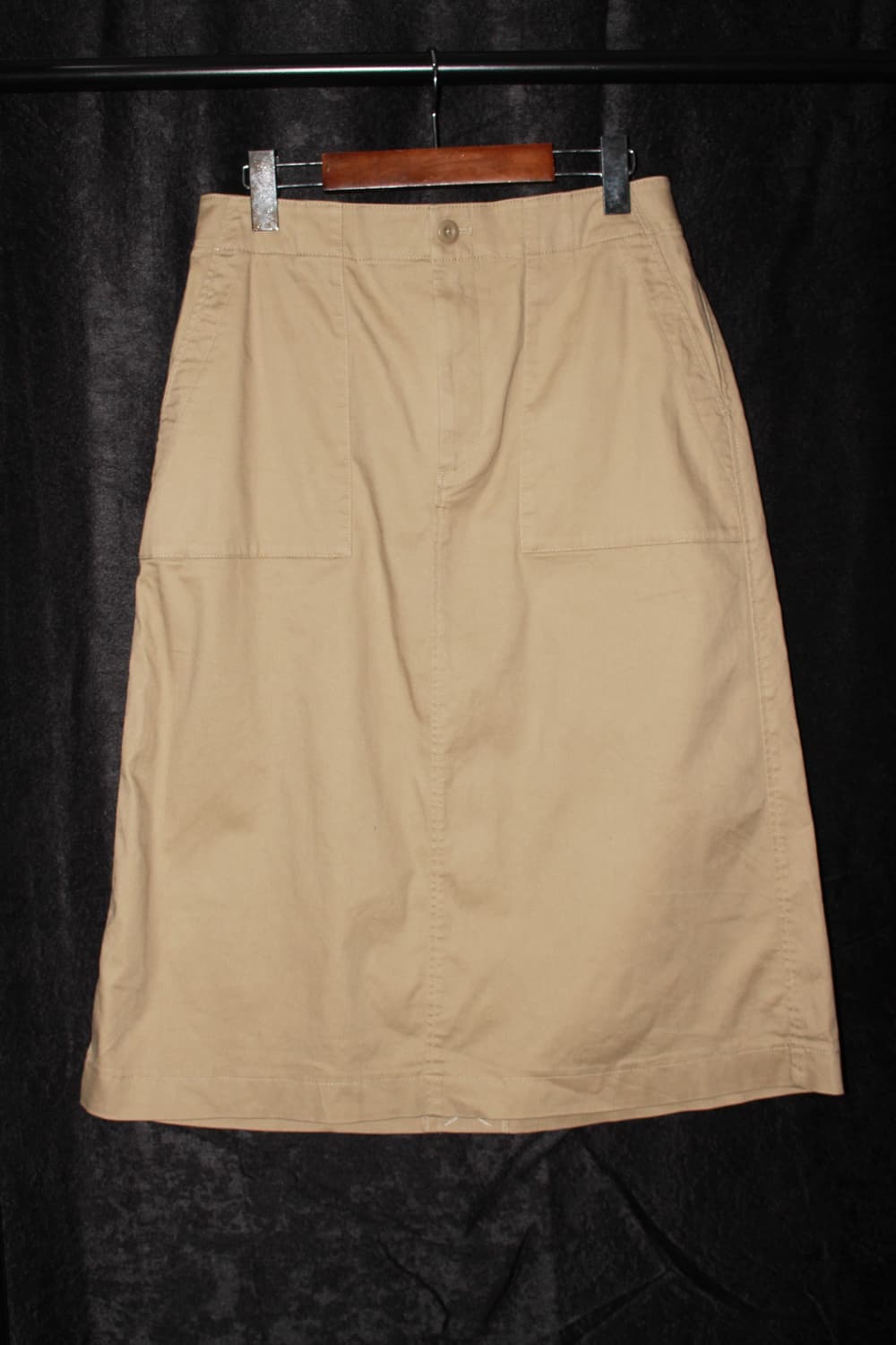 빈티지 베이지 미디스커트  상품이미지2