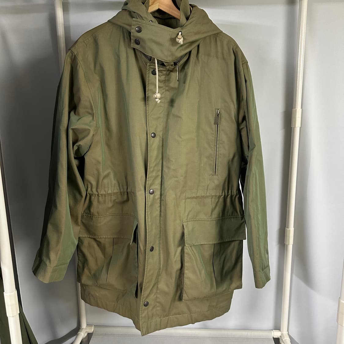 빈티지 버버리 후드/내피 탈착형 야상 점퍼 상품이미지1