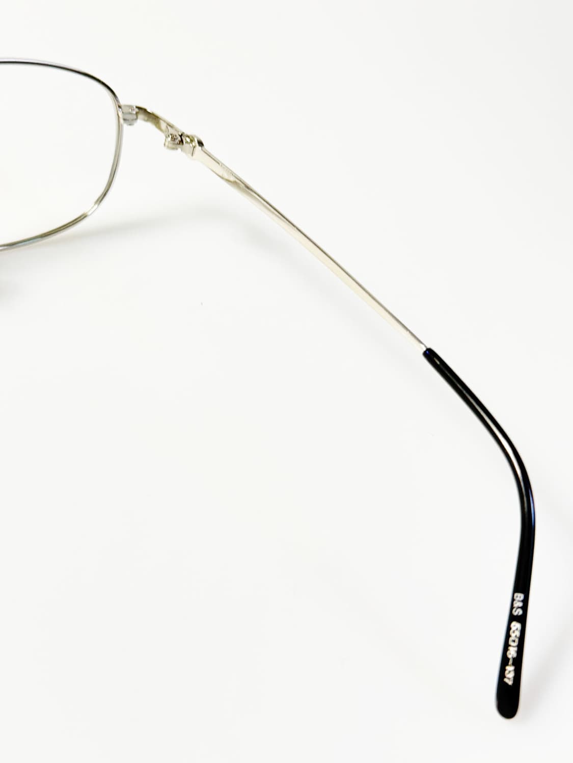 90s BLUESAIN 실버 메탈 슬림 스퀘어 빈티지 안경 상품이미지6