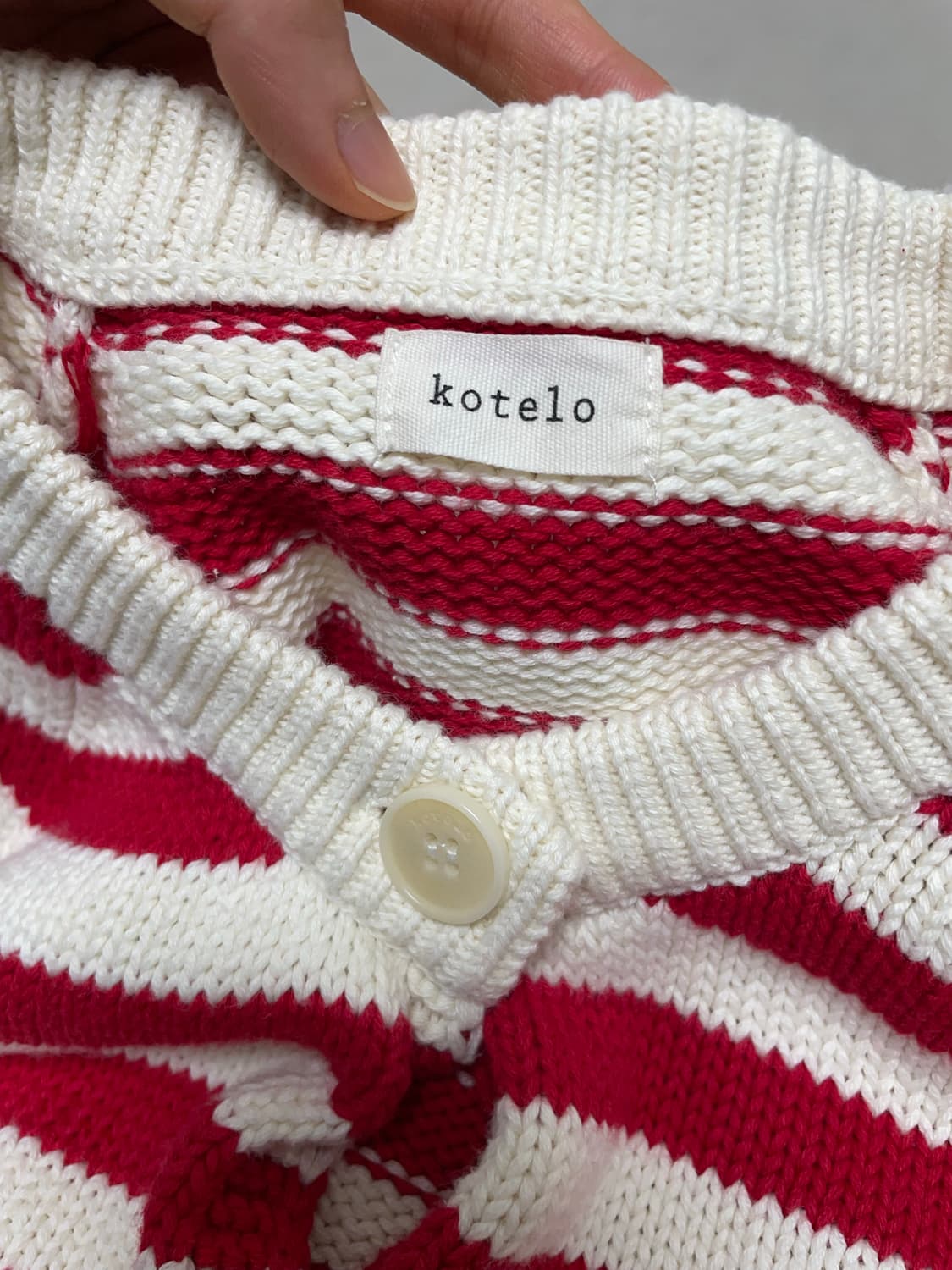 코텔로 스트라이프 가디건 상품이미지2