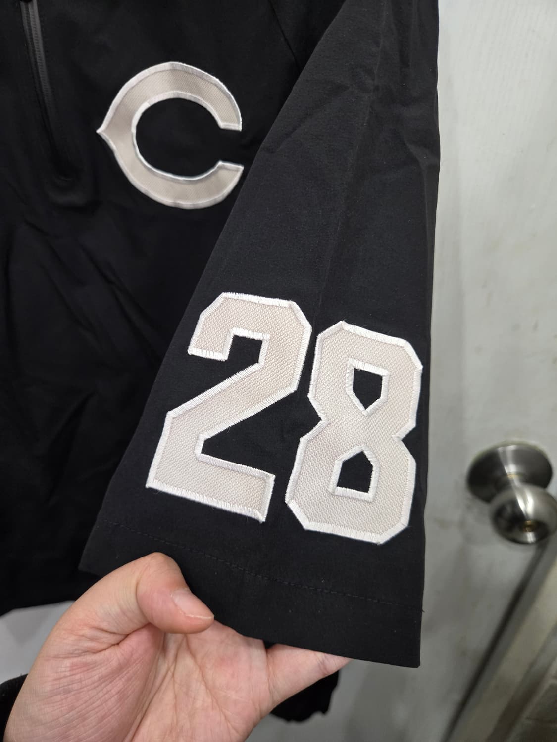 105,XL )) DESCENTE 데상트 반집업 바람막이 반팔티셔츠~ 상품이미지2