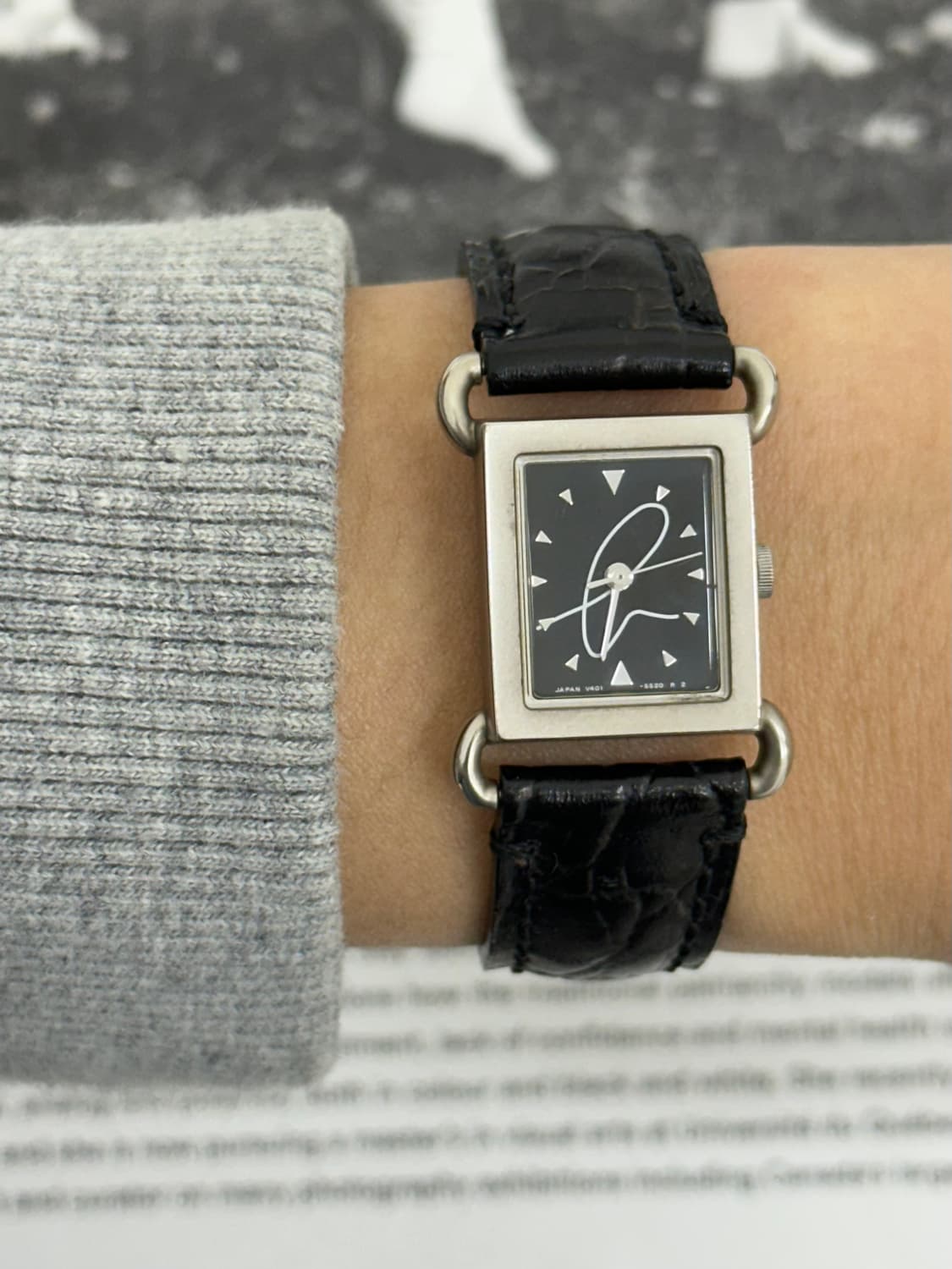 아네스베 스퀘어 쿼츠 시계 상품이미지8