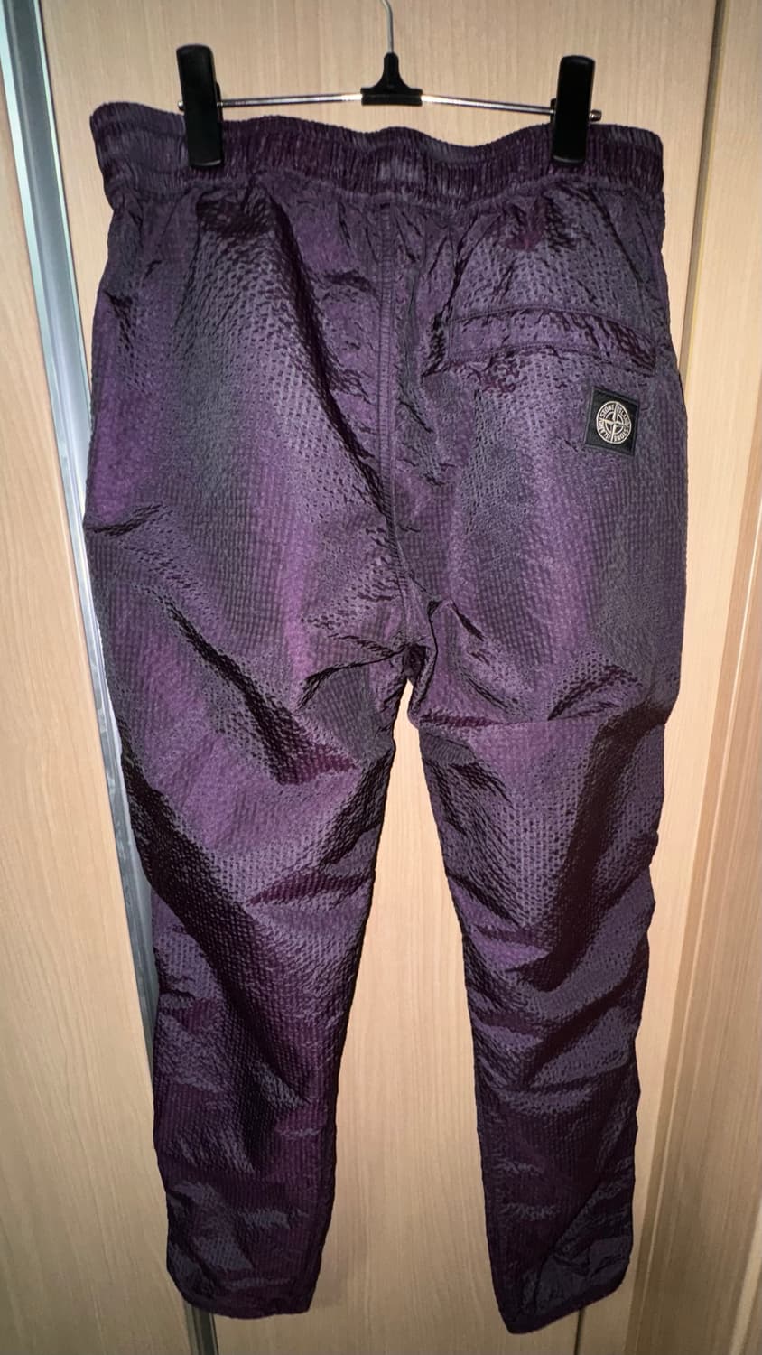 스톤아일랜드 블랙퍼플 나일론팬츠 상품이미지2