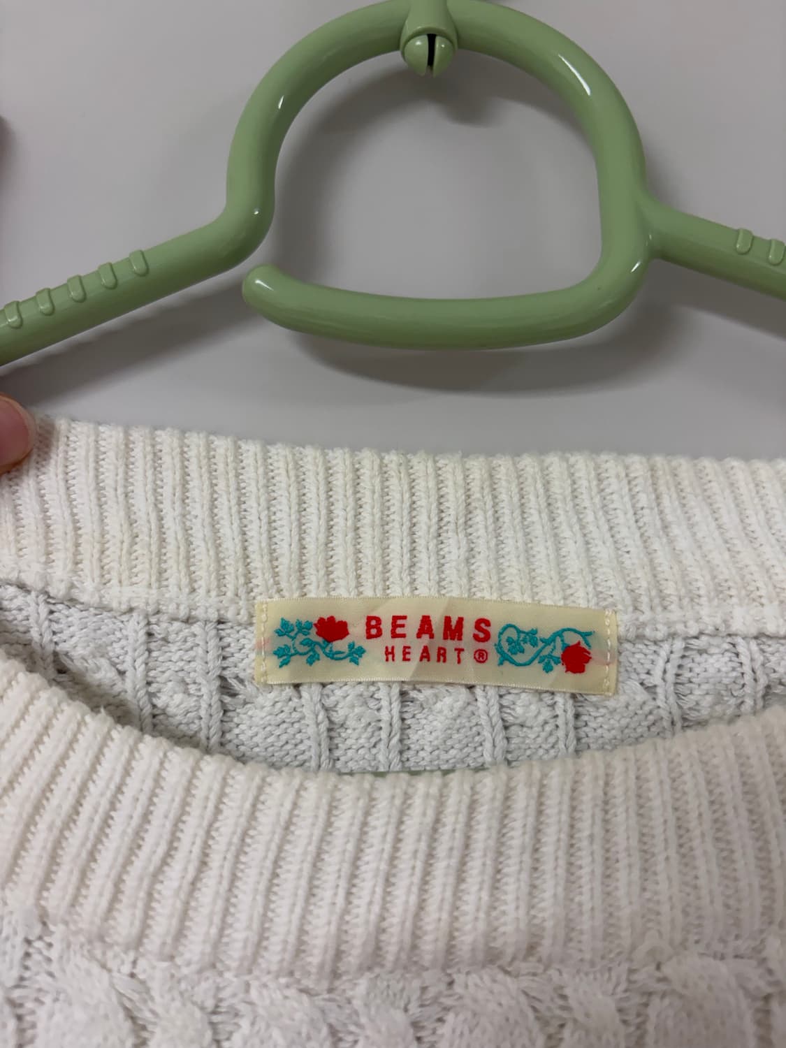 BEAMS 빔즈 꽈배기 니트 상품이미지3