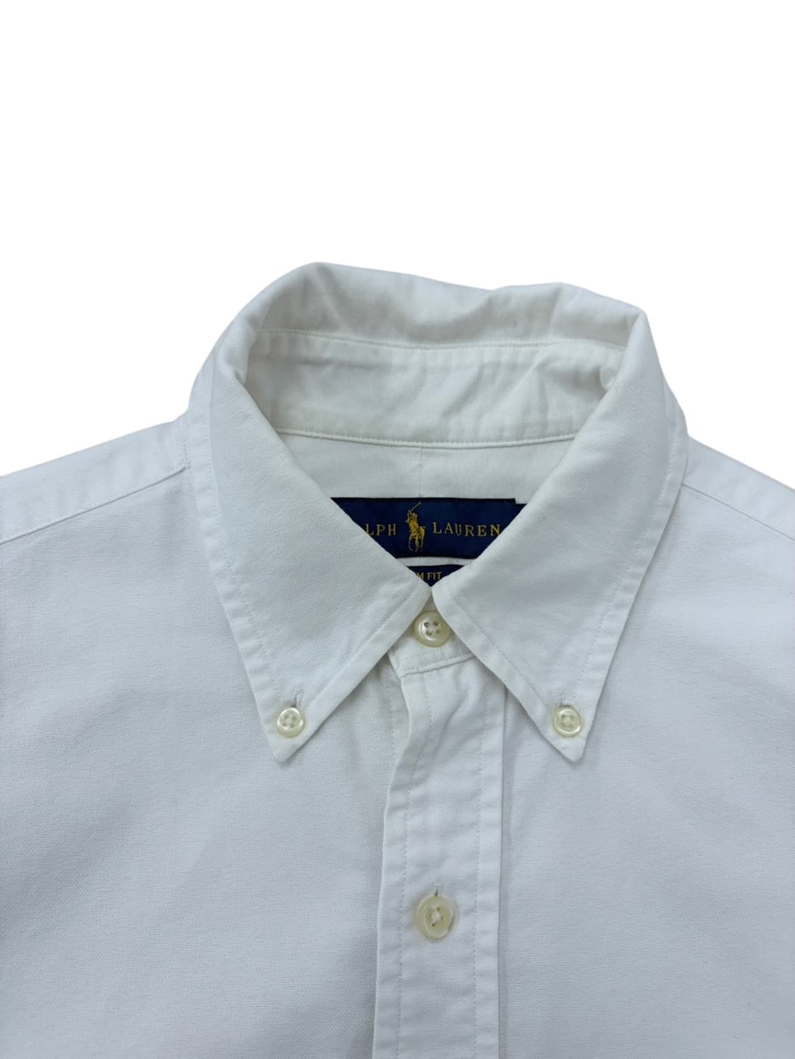 폴로 슬림핏 셔츠 화이트 (S) 상품이미지3