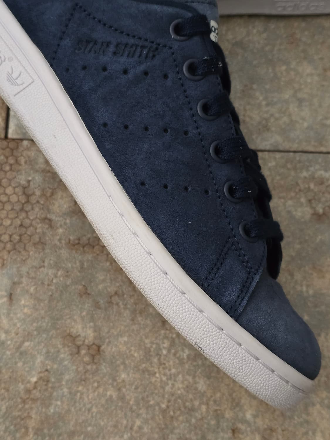 (225)아디다스 스탠스미스 스웨이드 네이비 상품이미지8