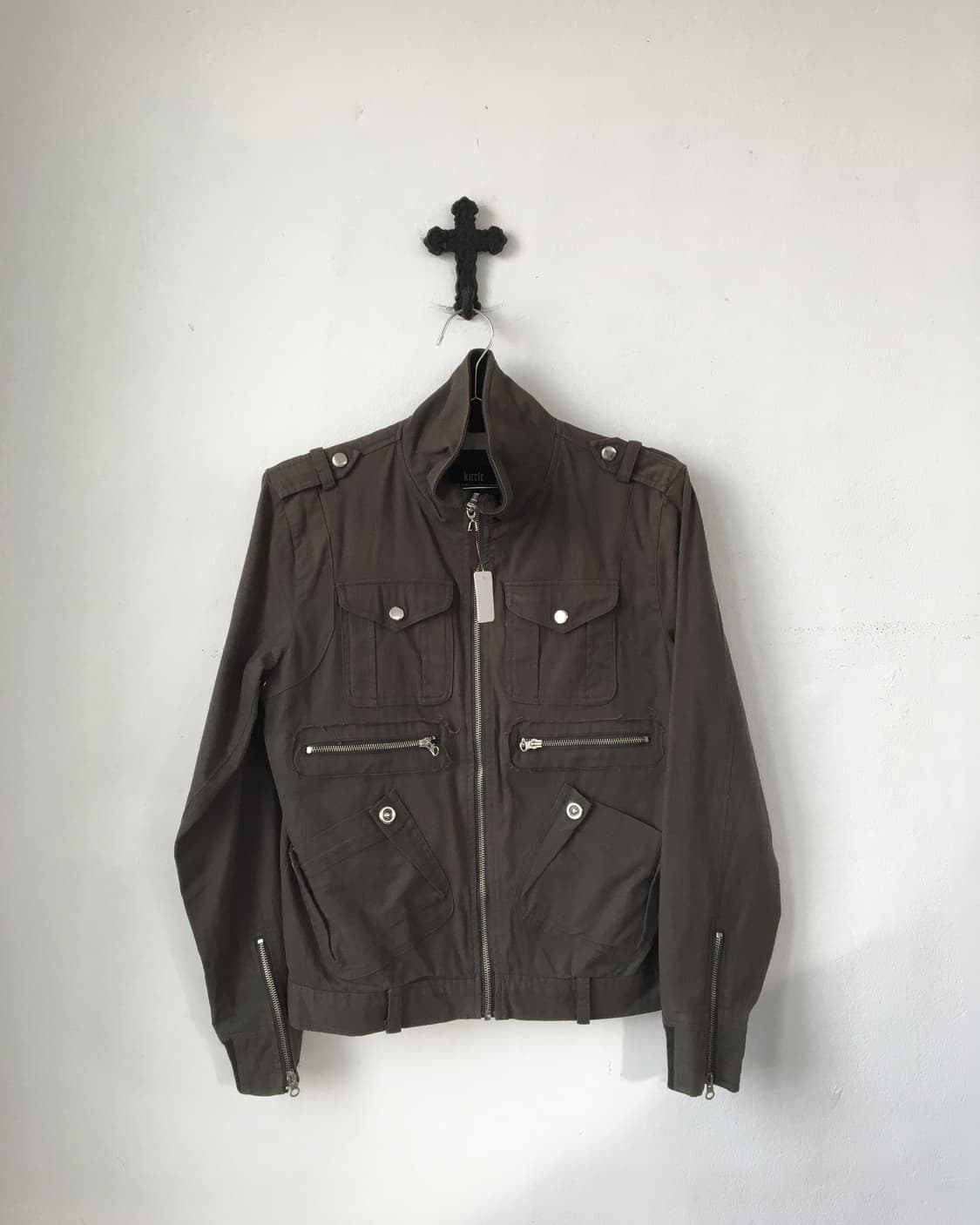 Multi pocket high neck zip up 상품이미지2