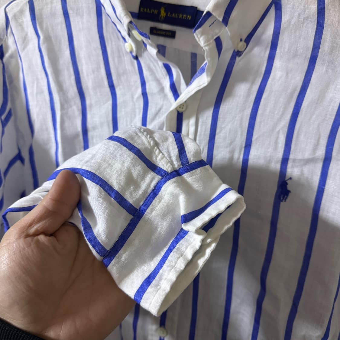 폴로 랄프로렌 린넨 스트라이프 클레식 핏 L (남성 105-110) 상품이미지6