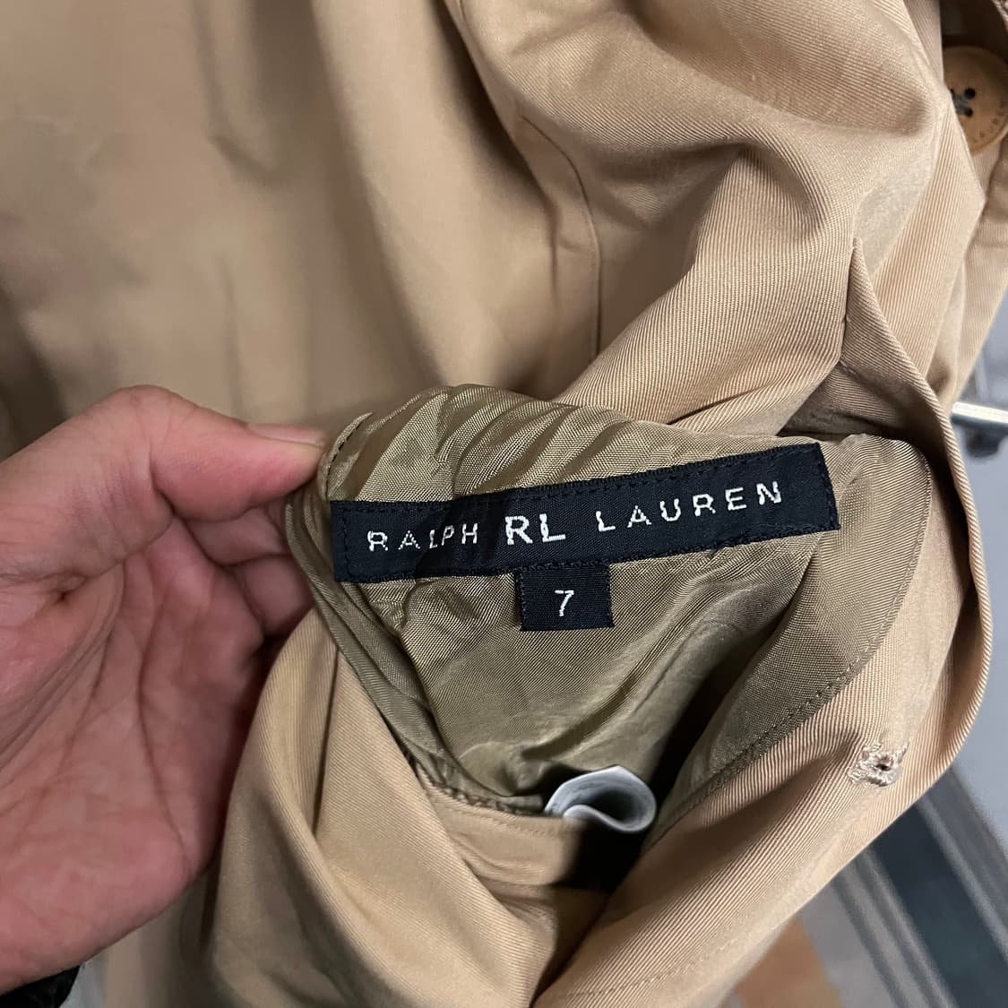 폴로 랄프로렌 헤링본 패턴 트위드 리버시블 코트 자켓 상품이미지7