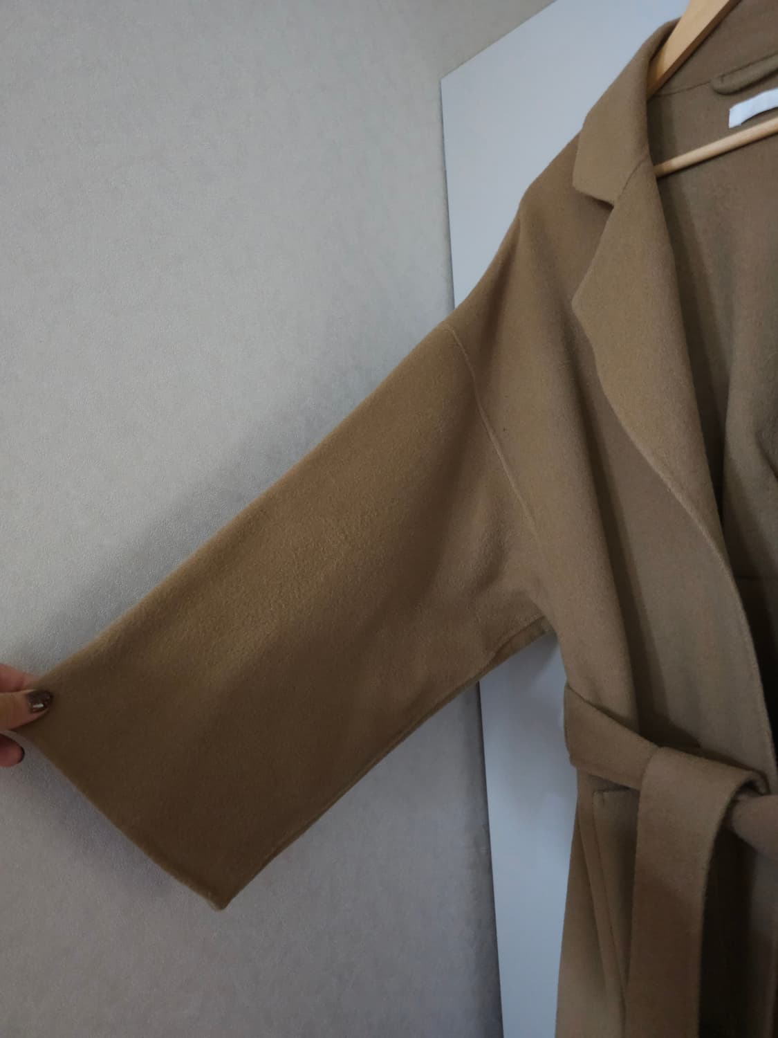 FLAT BASE 캐시미어 핸드메이드코트 상품이미지5