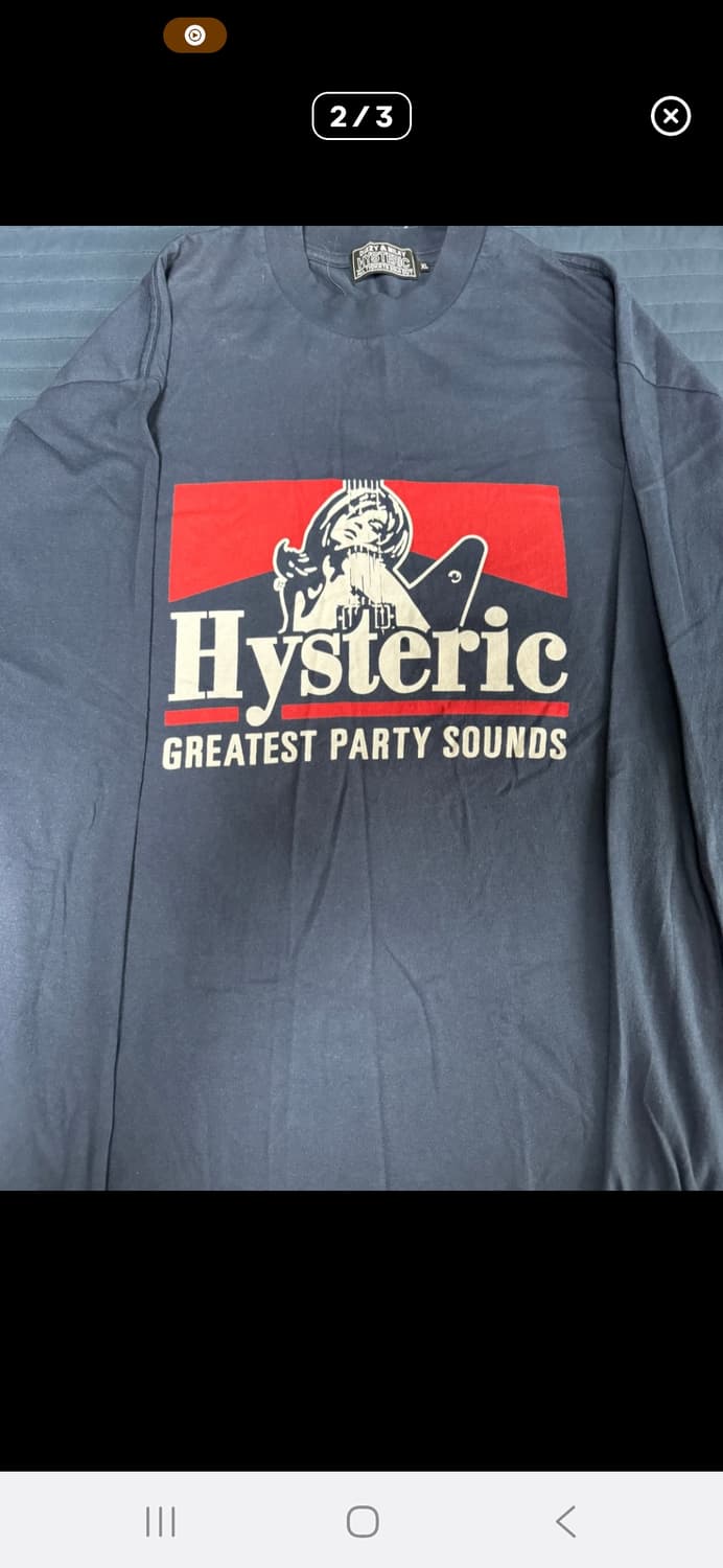 Hysteric Glamour 롱슬리브 XL 파르코 상품이미지2