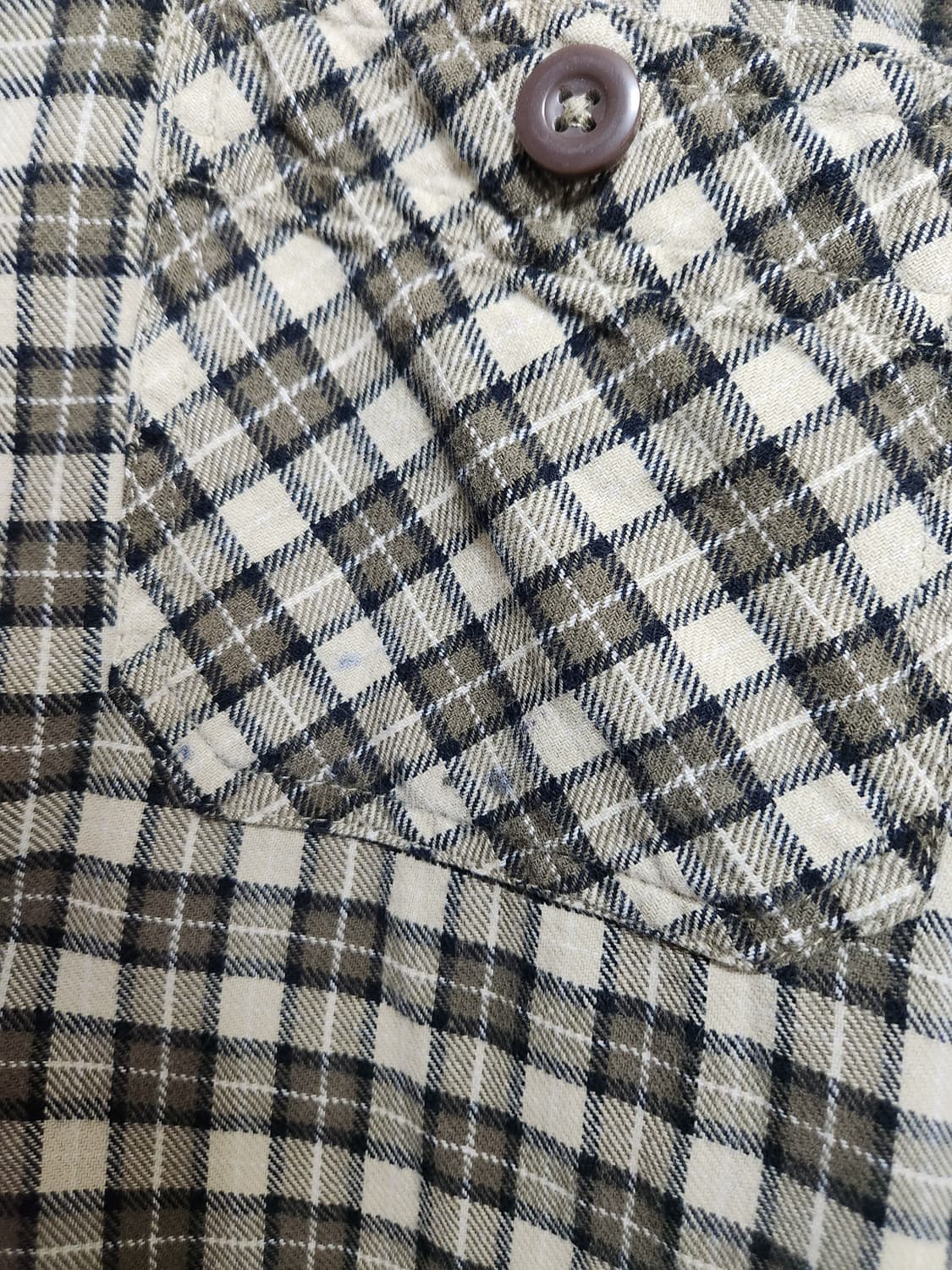 랭글러Wrangler 체크 플란넬 셔츠 XL - S146 상품이미지6