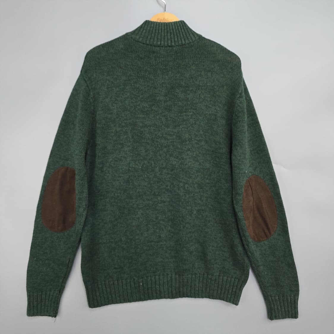 챕스(Chaps) 헨리넥 코튼니트 엘보패치 M 상품이미지5