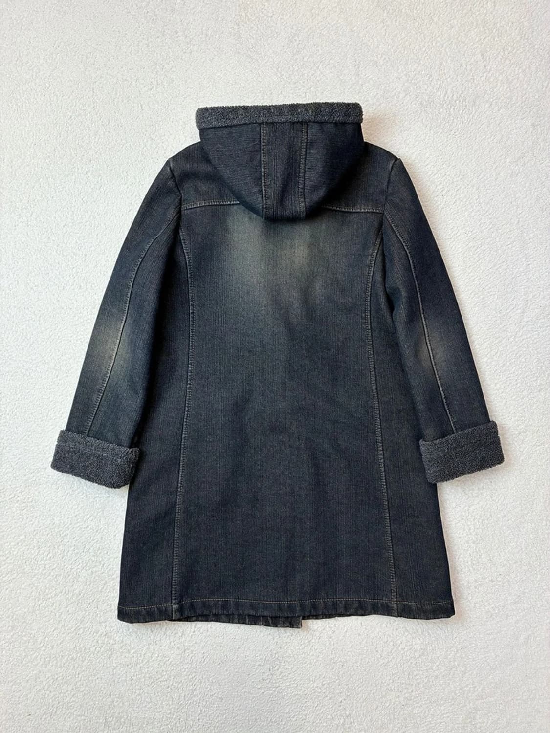 J'2nd 90's 후디드 데님 더플 코트 PN6012 상품이미지4