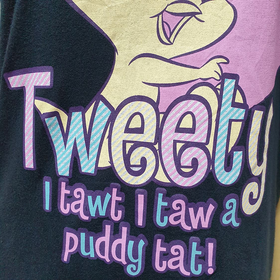 유니클로 루니툰 트위티 버드 하트 캐릭터 그래픽 프린팅 프린트 반팔티셔츠 상품이미지5