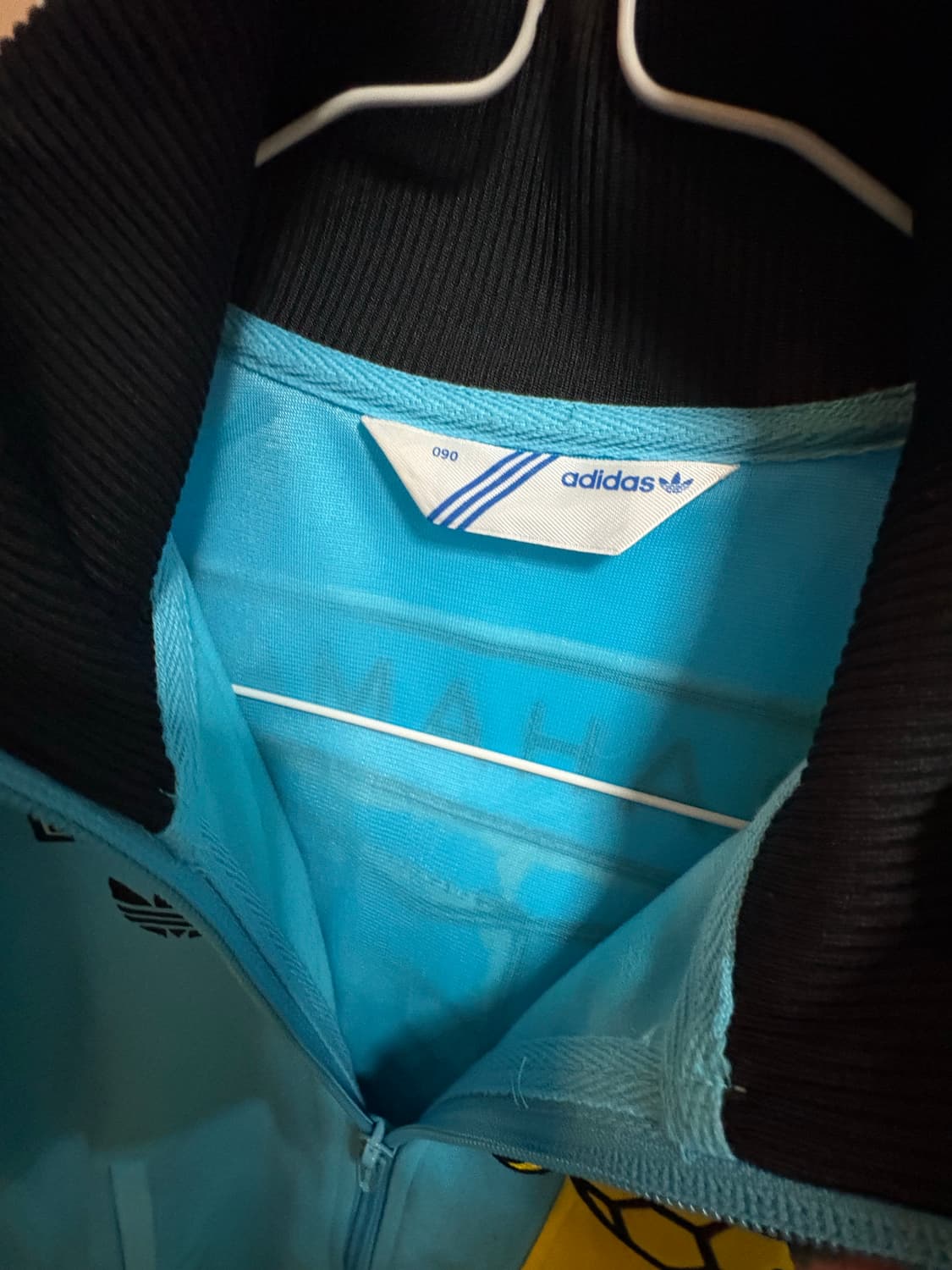 아디다스 삼선 바하마 트랙탑 하늘색 져지 90 상품이미지5