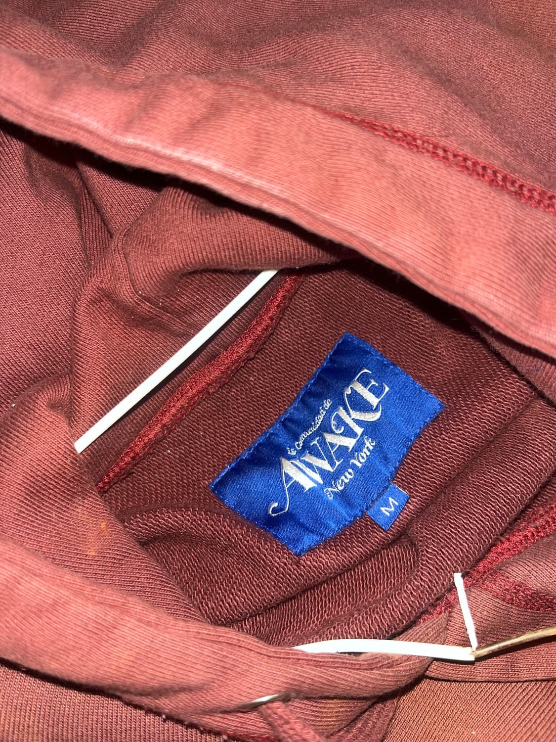 awake ny 버건디 후드티 상품이미지3