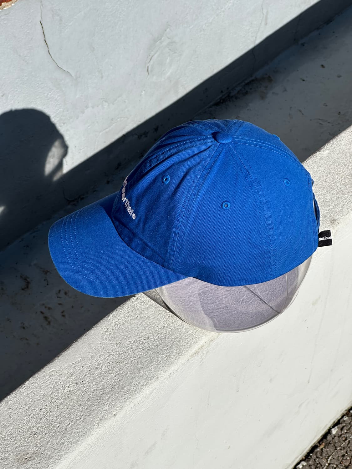 [F] 디스이즈네버댓 블루 볼캡 모자 상품이미지3