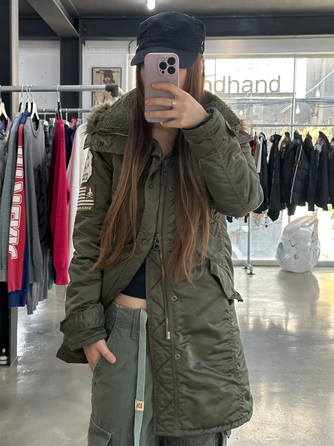 히스테릭글래머 N3b PRIMALOFT 모즈 파카 점퍼 상품이미지3