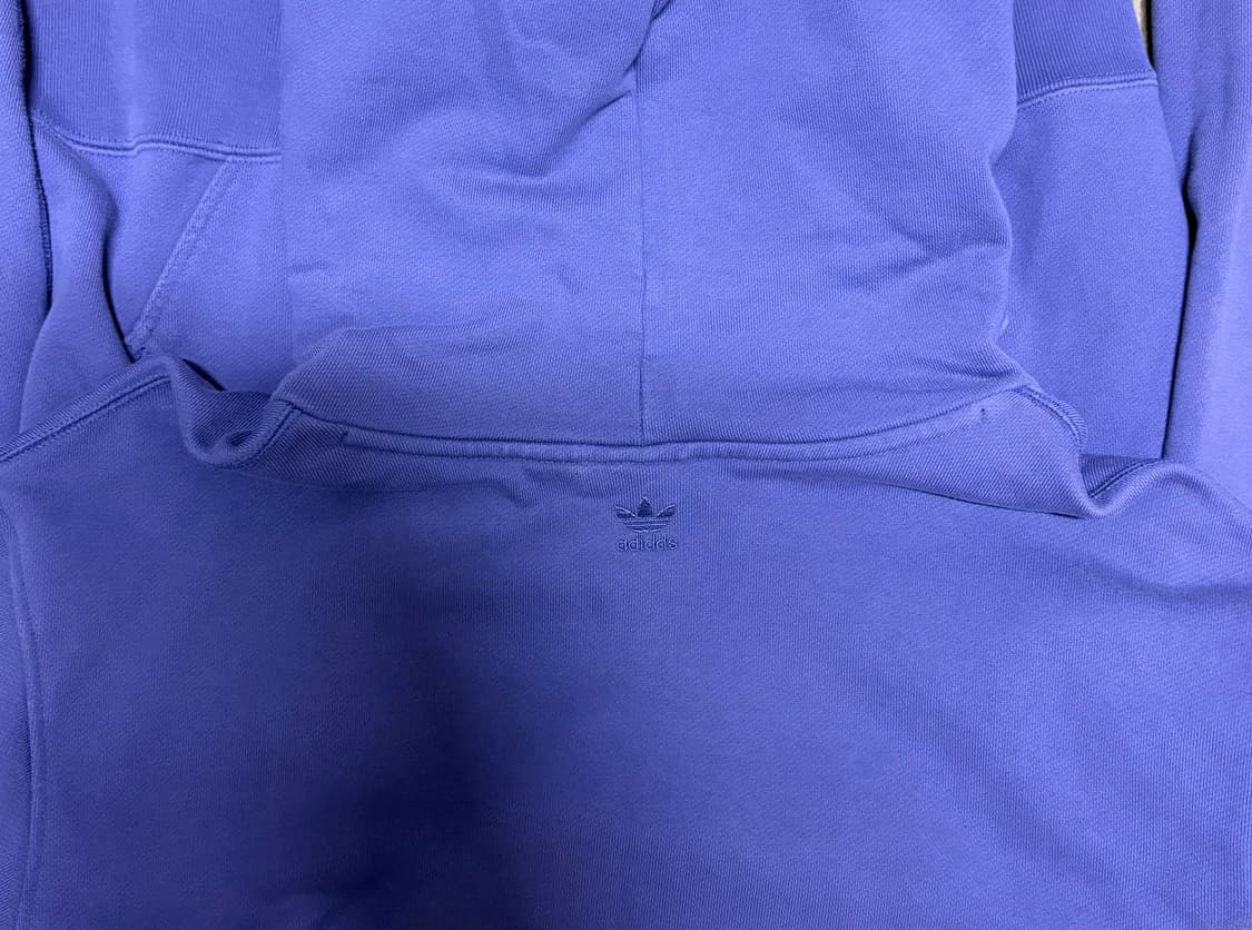 아디다스 휴먼레이스 퍼플 후드티 XL 상품이미지3