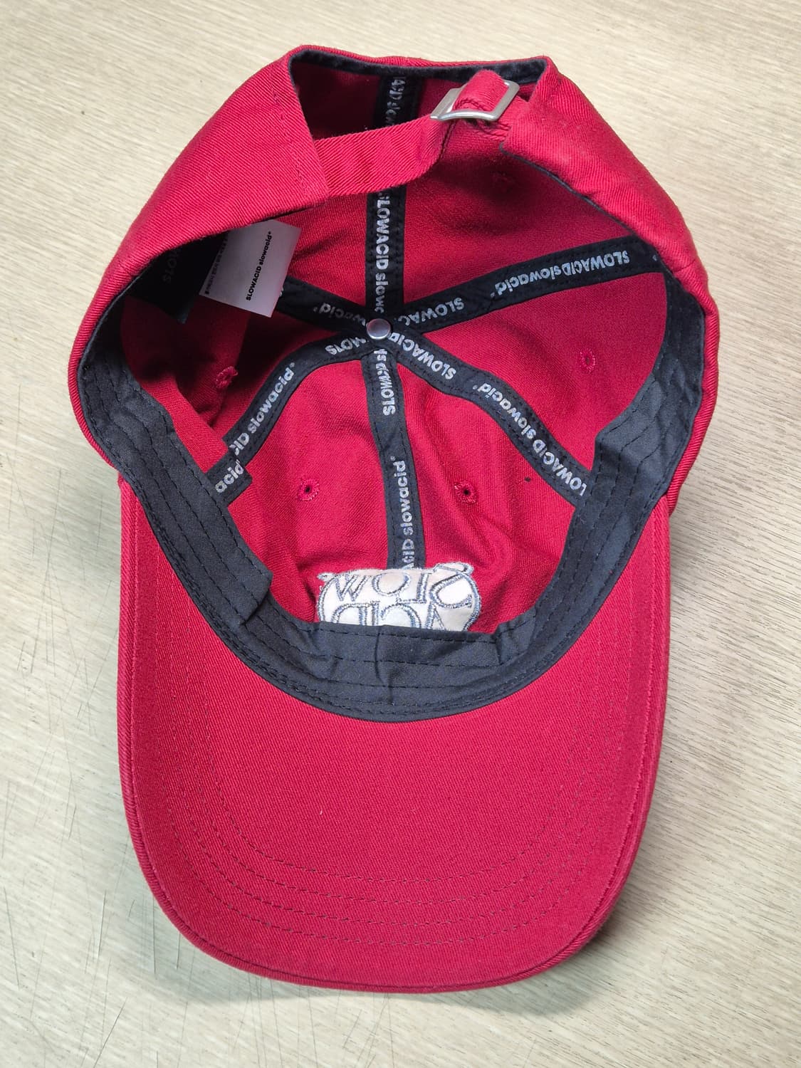 슬로우애시드 볼캡 레드 상품이미지2